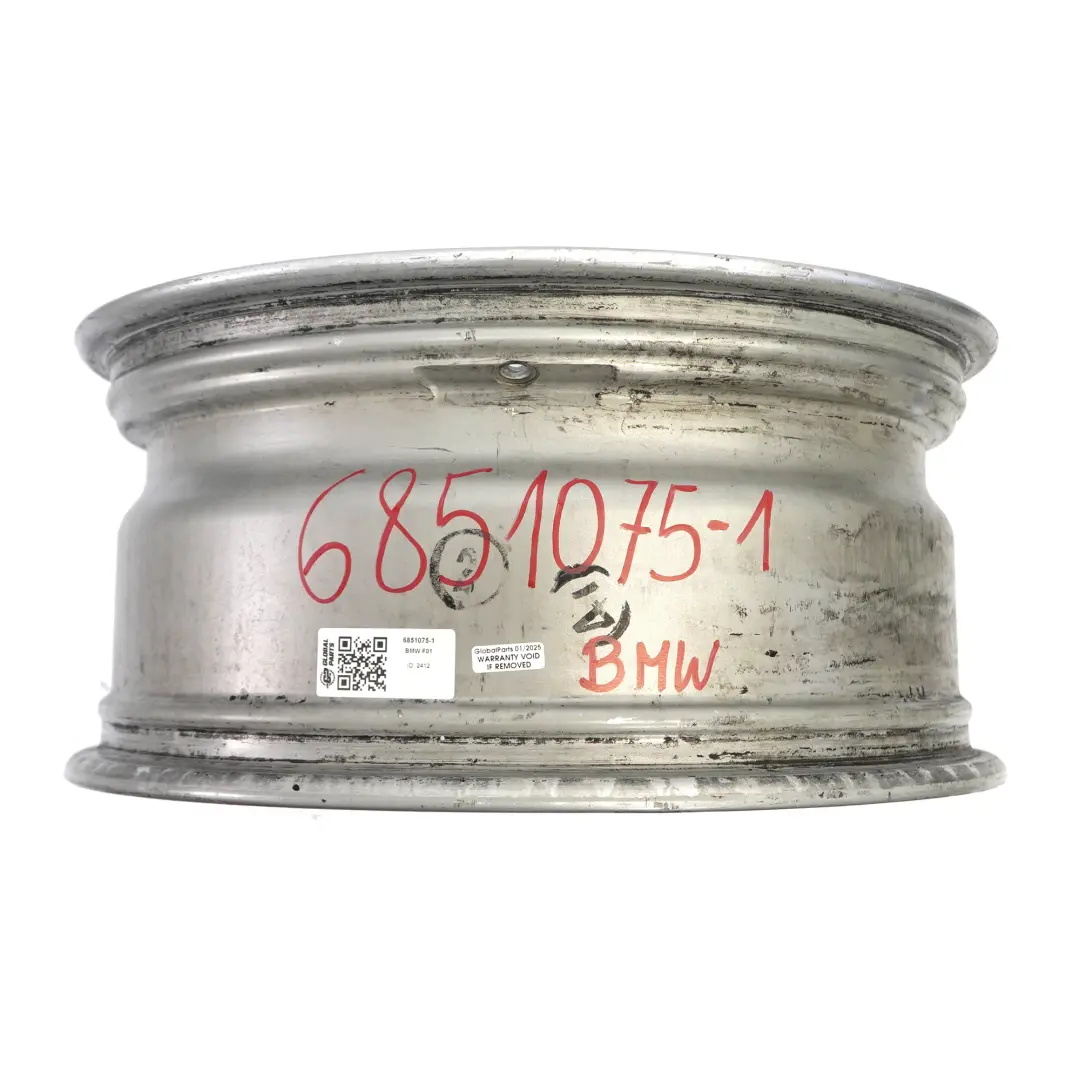 Llanta aleación plateada 18" BMW F01 F02 F07 F12 V-Spoke 425 8J ET:30 para con número de pieza 6851075 Llanta aleación plateada 18" BMW F01 F02 F07 F12 V-Spoke 425 8J ET:30 - SKU 6851075-1 - Número de pieza 6851075