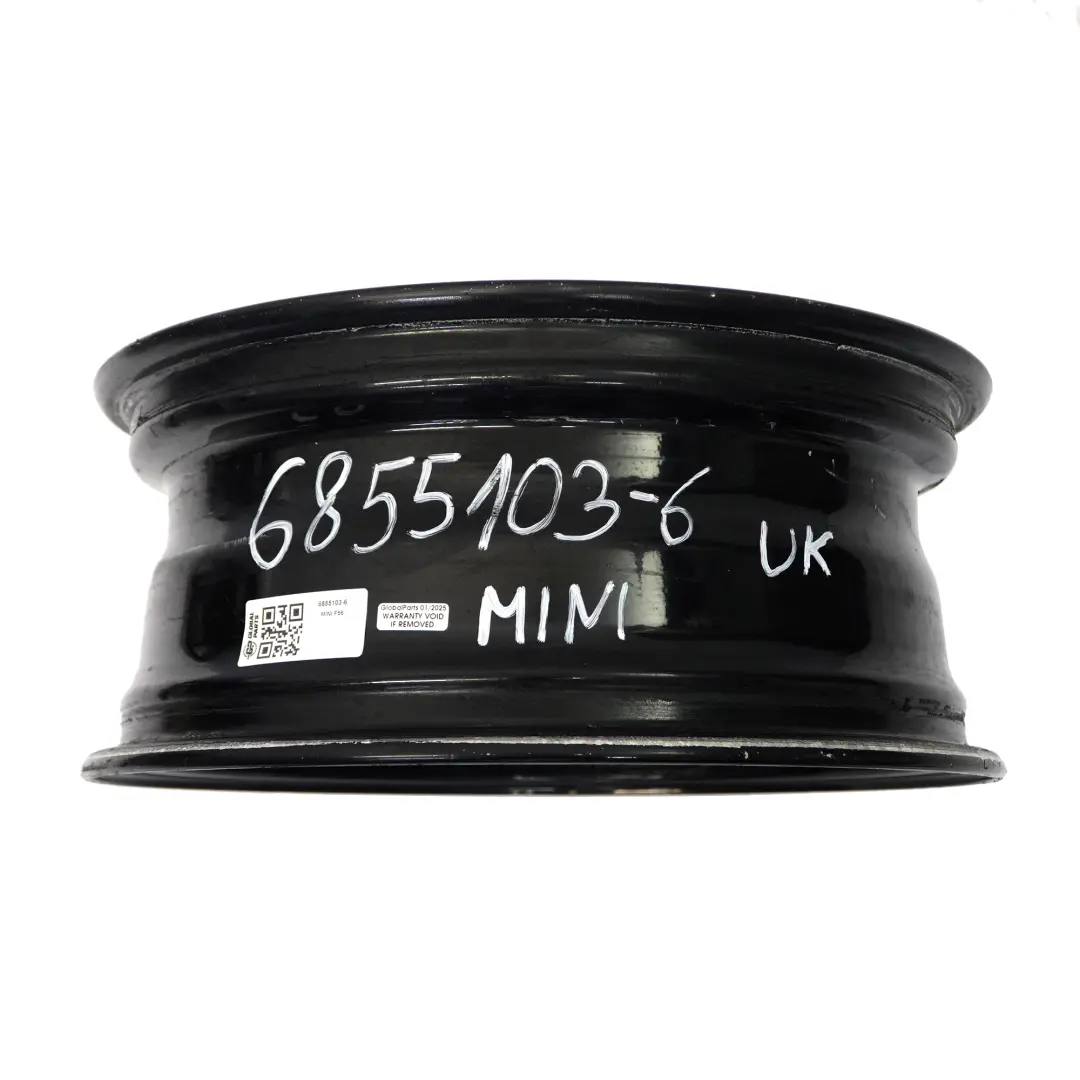 Mini Cooper F55 F56 Black Wheel Alloy Rim 16" Loop Spoke 494 6,5J ET:54 - SKU 6855103-6 - Part number 6855103