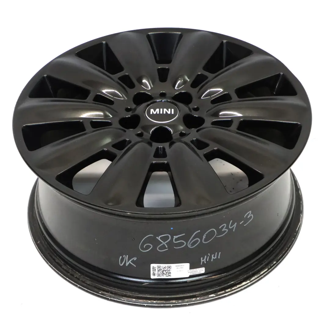 Mini Countryman F60 Black Alloy Wheel Rim 18" Pin Spoke 533 7,5J ET:51 - SKU 6856034-3 - Part number 6856034