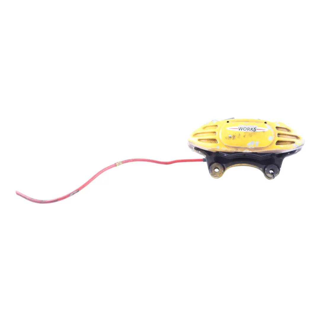 Brake Caliper Mini Cooper R55 R56 R57 R58 JCW Front Right O/S Yellow to with Part number 6856652 Brake Caliper Mini Cooper R55 R56 R57 R58 JCW Front Right O/S Yellow - SKU 6856652 - Part number 6856652