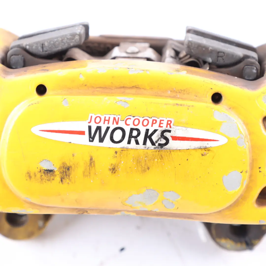 Brake Caliper Mini Cooper R55 R56 R57 R58 JCW Front Right O/S Yellow to with Part number 6856652 Brake Caliper Mini Cooper R55 R56 R57 R58 JCW Front Right O/S Yellow - SKU 6856652 - Part number 6856652