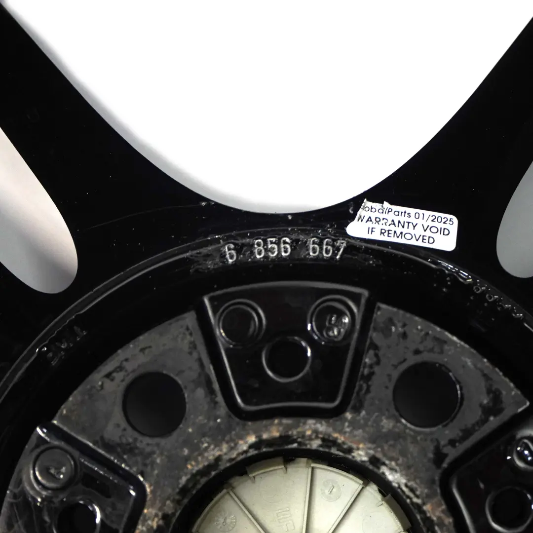 Alloy Rim M Performance Double Spoke 313M 18" 8,5J ET:52 to BMW E81 E87 Rear Wheel with Part number 6856667 BMW E81 E87 Rear Wheel Alloy Rim M Performance Double Spoke 313M 18" 8,5J ET:52 - SKU 6856667-3 - Part number 6856667