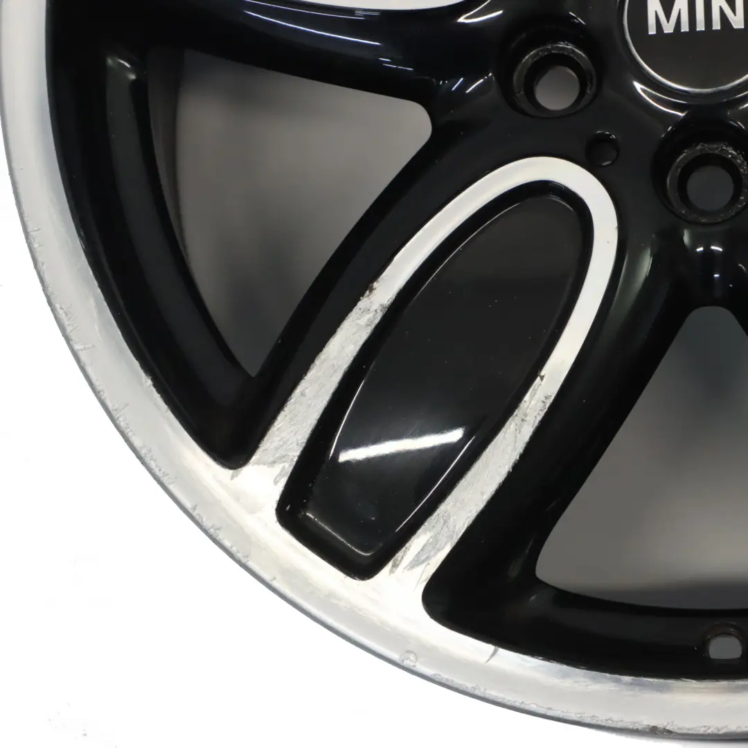 Cerchio in lega nero 18" 8J ET:57 Cup Spoke 2-Tone per Mini F55 F56 F57 con numero di parte 6858900 Mini F55 F56 F57 Cerchio in lega nero 18" 8J ET:57 Cup Spoke 2-Tone - SKU 6858900-1 - Numero di parte 6858900