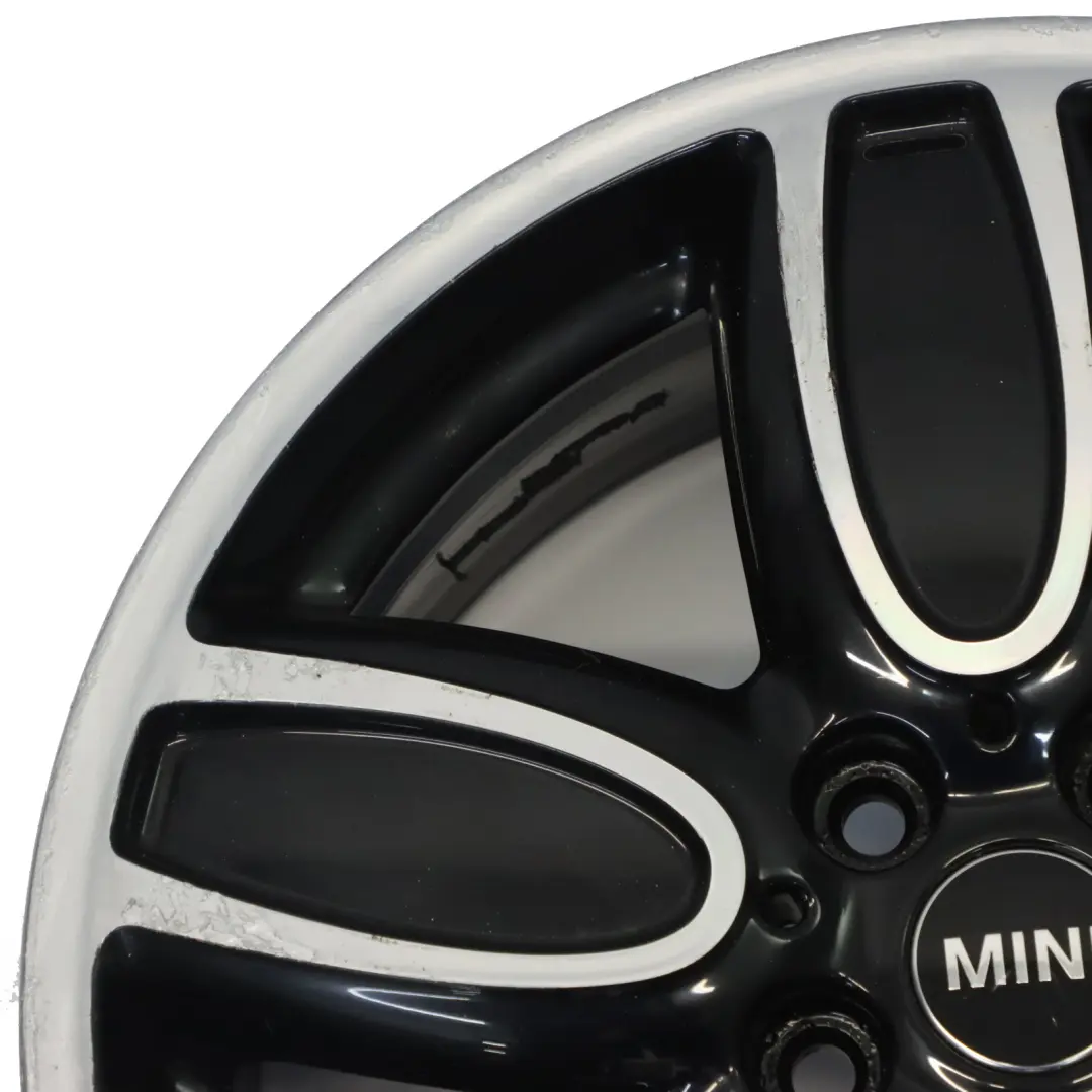 Cerchio in lega nero 18" 8J ET:57 Cup Spoke 2-Tone per Mini F55 F56 F57 con numero di parte 6858900 Mini F55 F56 F57 Cerchio in lega nero 18" 8J ET:57 Cup Spoke 2-Tone - SKU 6858900-2 - Numero di parte 6858900