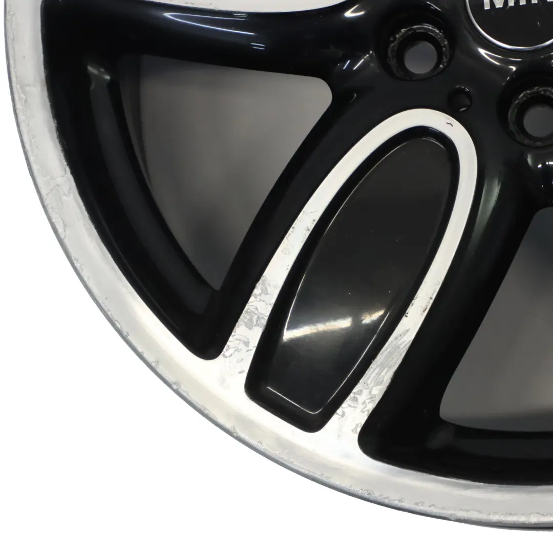 Cerchio in lega nero 18" 8J ET:57 Cup Spoke 2-Tone per Mini F55 F56 F57 con numero di parte 6858900 Mini F55 F56 F57 Cerchio in lega nero 18" 8J ET:57 Cup Spoke 2-Tone - SKU 6858900-2 - Numero di parte 6858900