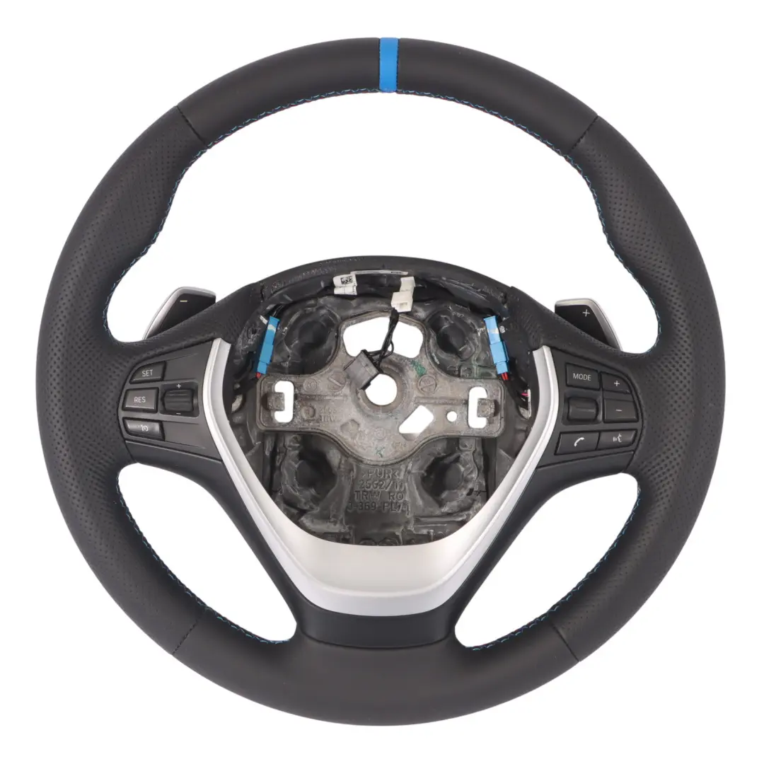 Leather Sport Steering Wheel Paddle Shift to BMW F20 F21 F22 F30 F31 F32 NEW Black with Part number 6863343 BMW F20 F21 F22 F30 F31 F32 NEW Black Leather Sport Steering Wheel Paddle Shift - SKU 6863343-2 - Part number 6863343