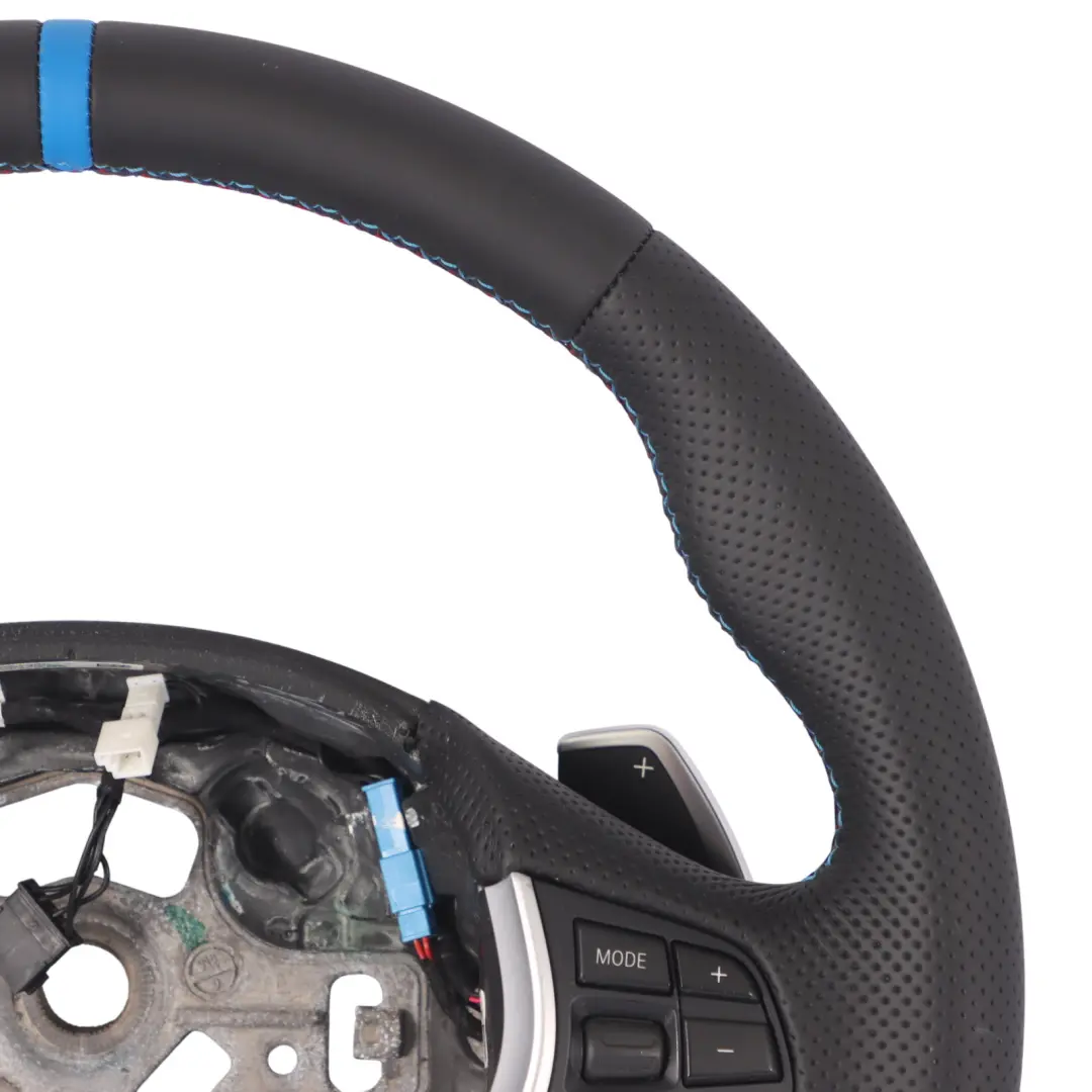 Leather Sport Steering Wheel Paddle Shift to BMW F20 F21 F22 F30 F31 F32 NEW Black with Part number 6863343 BMW F20 F21 F22 F30 F31 F32 NEW Black Leather Sport Steering Wheel Paddle Shift - SKU 6863343-2 - Part number 6863343
