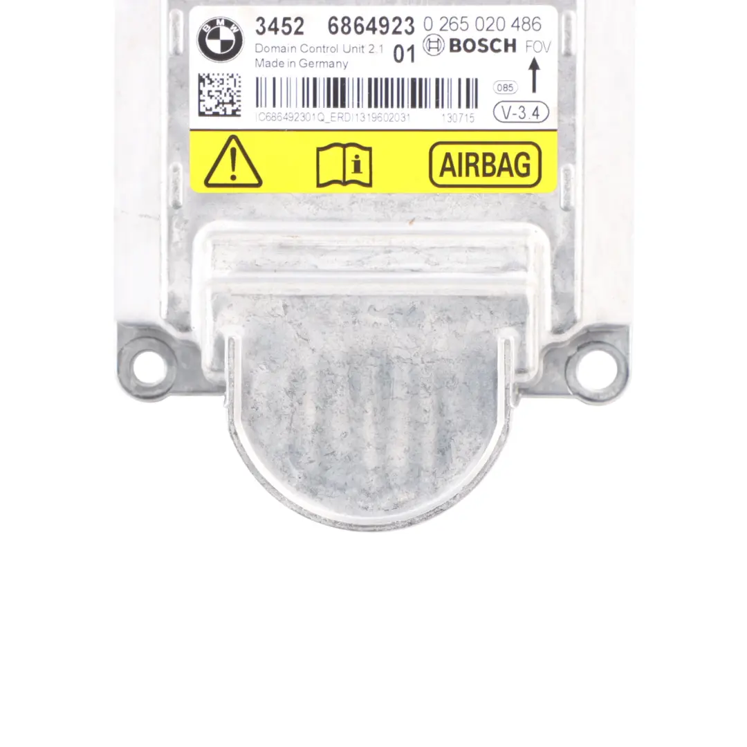 BMW F01 F02 LCI F07 GT F10 F11 F13 Moduł Sterownik Airbag - SKU 6864923 - Numer Części 6864923