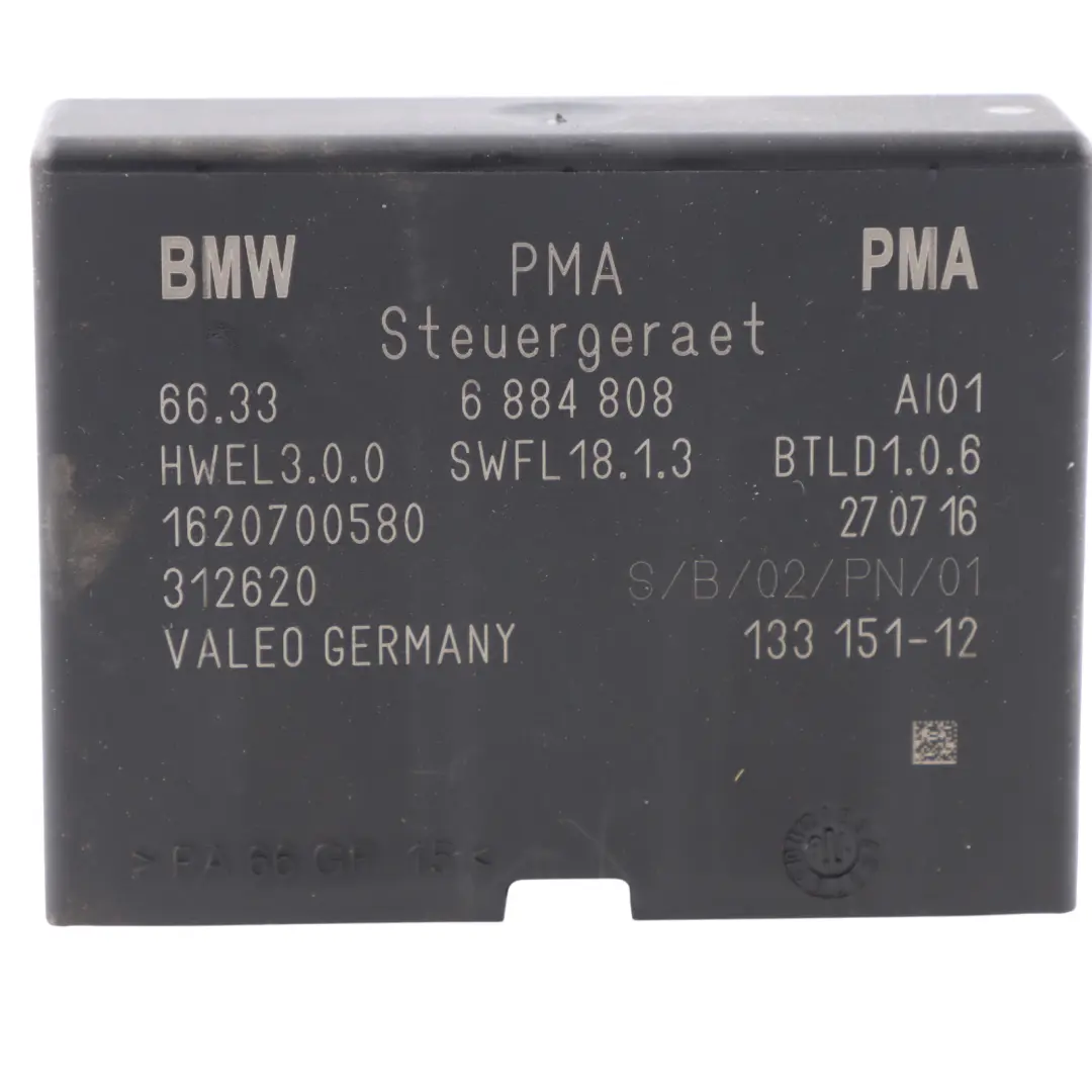PMA Parking Assistant BMW F15 X5 F25 X3 F25 X4 F45 F46 Control Module to with Part number 6884808 PMA Parking Assistant BMW F15 X5 F25 X3 F25 X4 F45 F46 Control Module - SKU 6884808 - Part number 6884808