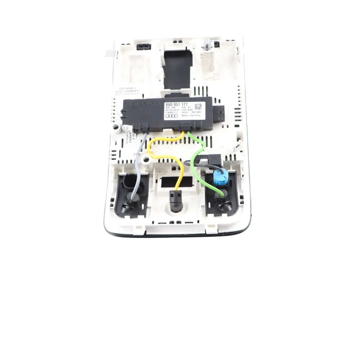 Panneau Commutateur Lampe Intérieure Pour Toit Avant Audi A1 8X Noir - SKU 8X0947135AJ - Numéro de pièce 8X0947135AJ