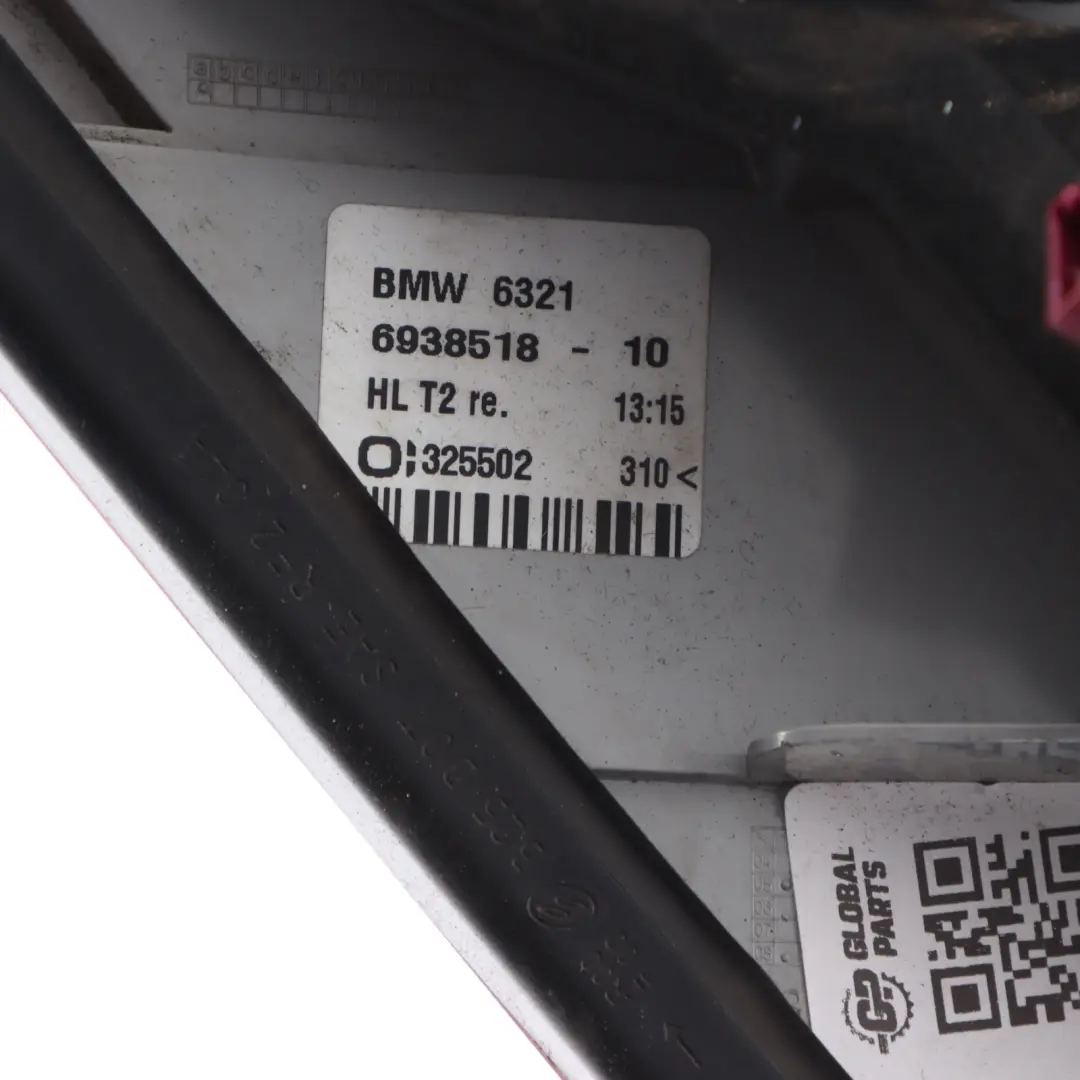 Lampada Posteriore BMW E65 Luce Destra Nel Portellone Del Bagagliaio per con numero di parte 6938518 Lampada Posteriore BMW E65 Luce Destra Nel Portellone Del Bagagliaio - SKU 6938518-1 - Numero di parte 6938518