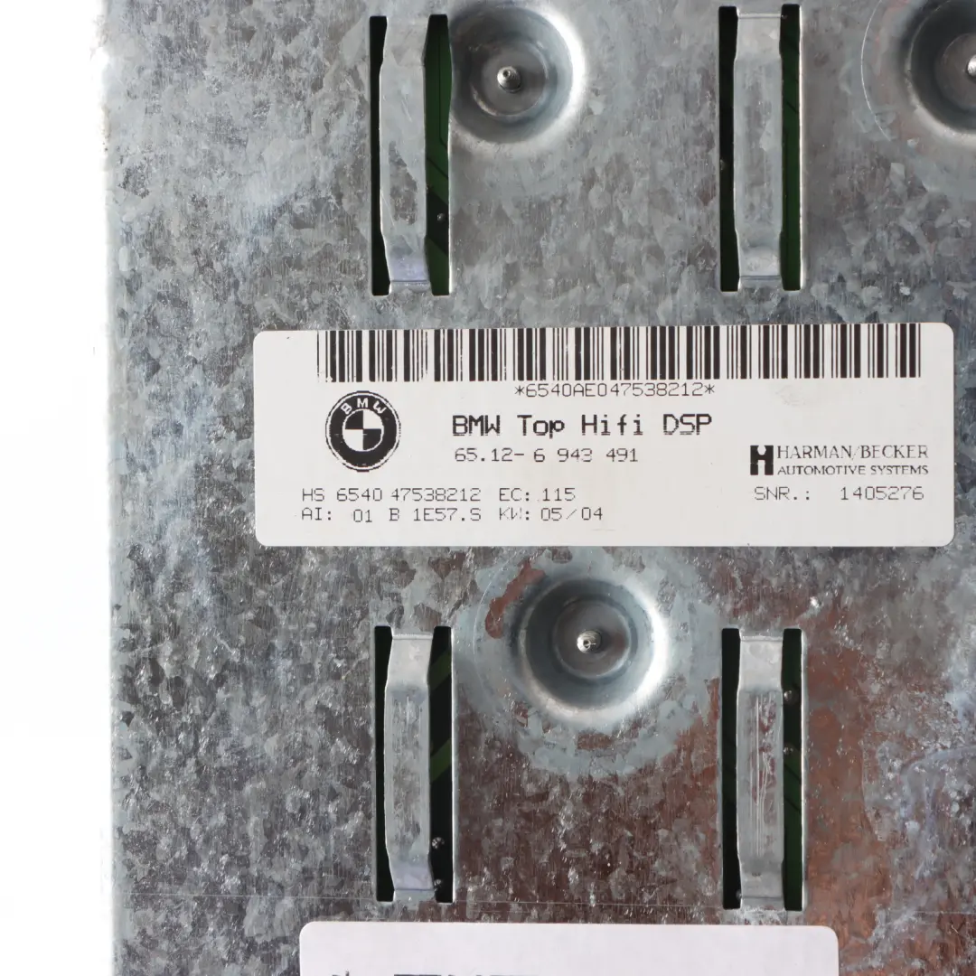 Sound System Amplifier Amp Logic Harman Becker HiFi Unit to BMW E64 with Part number 6943491 BMW E64 Sound System Amplifier Amp Logic Harman Becker HiFi Unit - SKU 6943491 - Part number 6943491