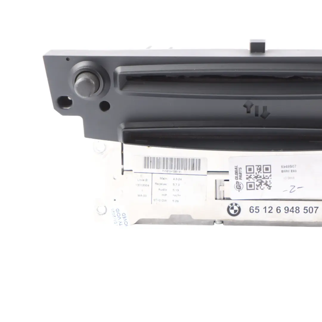 CCC CD Professional Navigation System Controller Radio Unit to BMW E60 E61 with Part number 6948507 BMW E60 E61 CCC CD Professional Navigation System Controller Radio Unit - SKU 6948507 - Part number 6948507