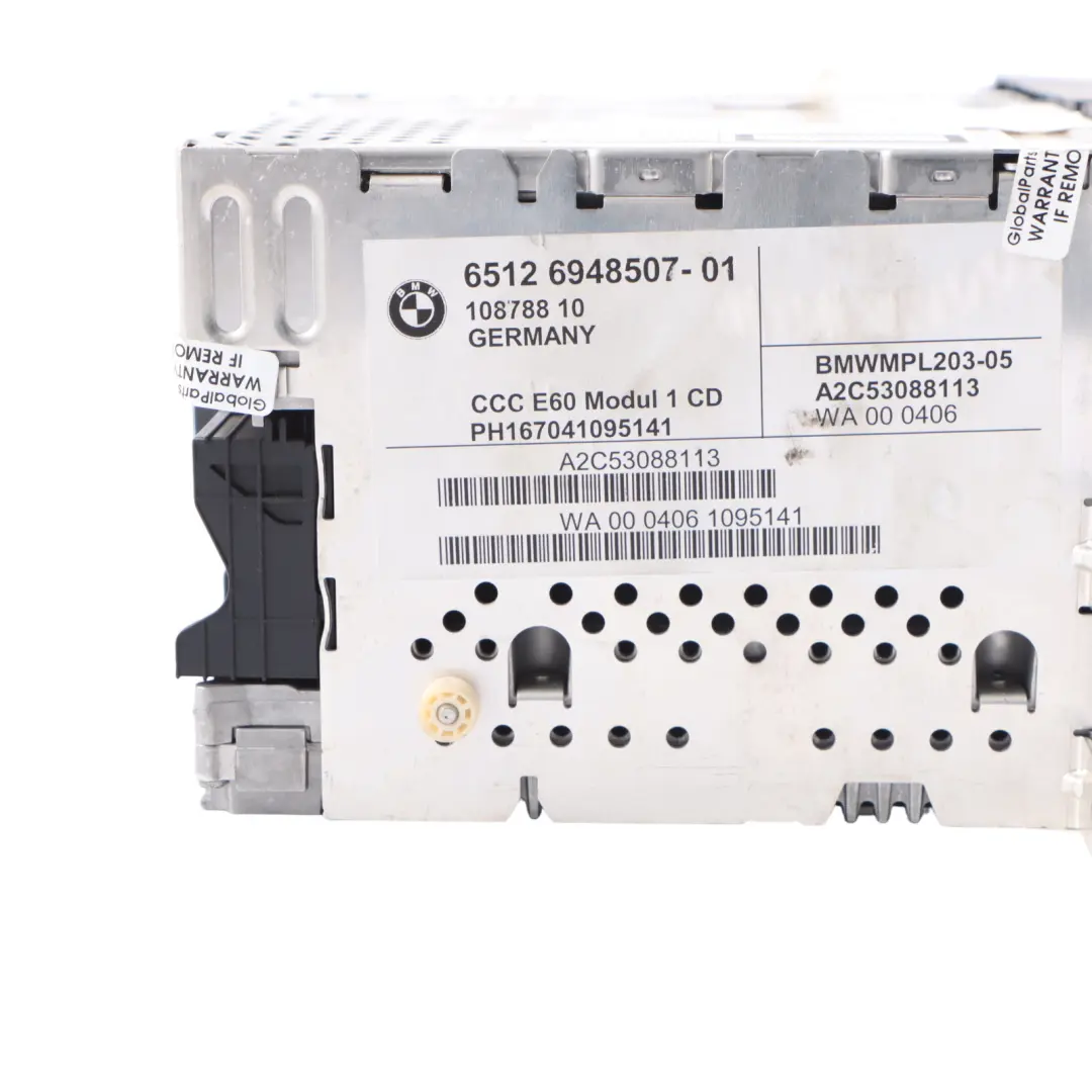 BMW E60 E61 CCC CD Professional Navigation System Controller Radio Unit - SKU 6948507 - Part number 6948507
