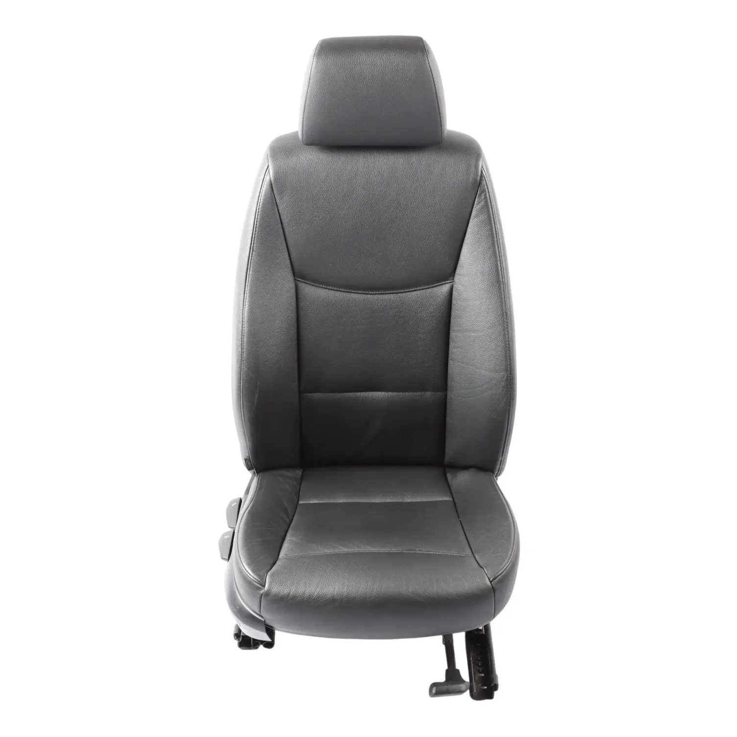 BMW E90 E91 riscaldato nero interni in pelle anteriore destra Sedile laterale