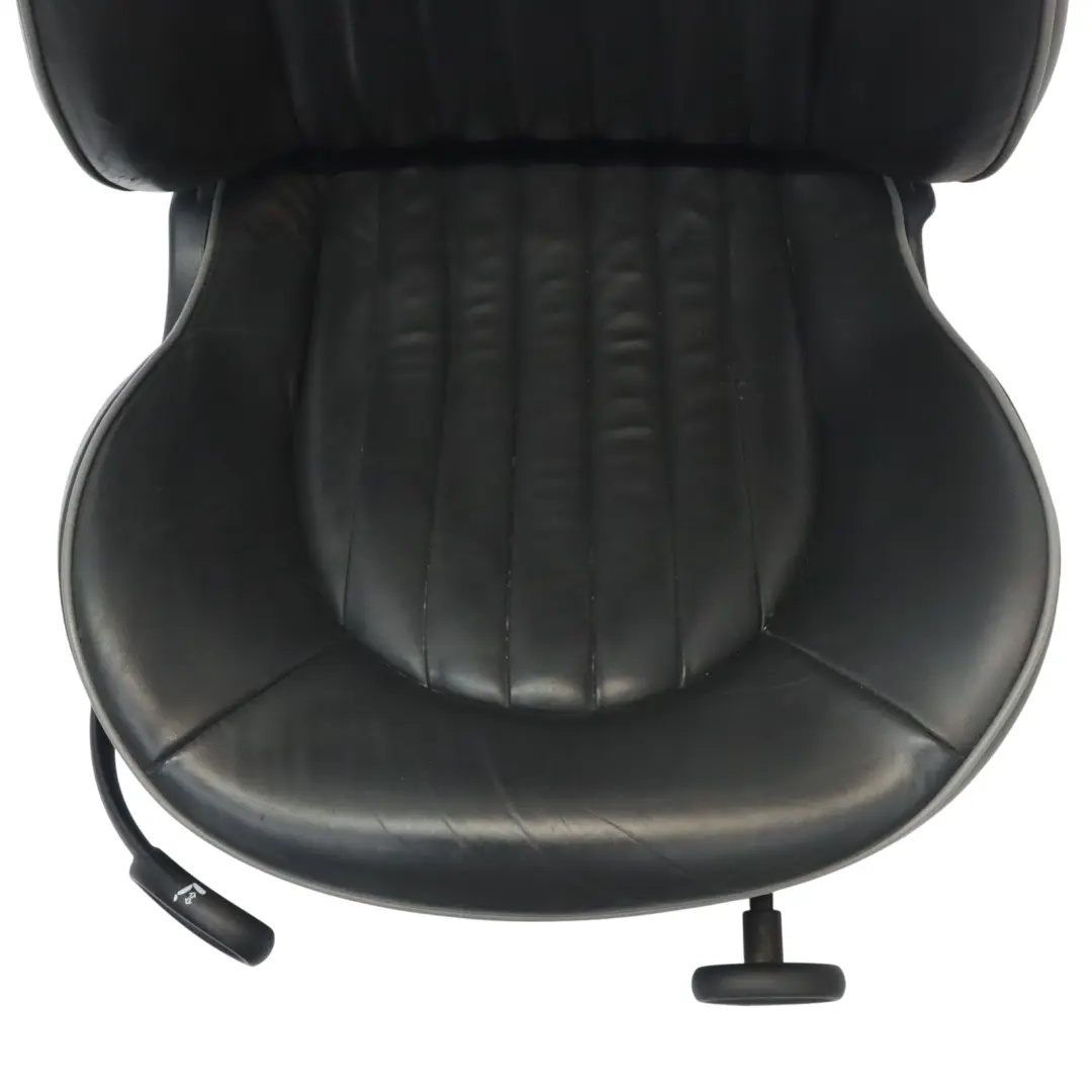 Fotel Przedni Prawy Grzany Skóra English Park Lane Czarny do Mini R50 R53 o numerze 6971122 Mini R50 R53 Fotel Przedni Prawy Grzany Skóra English Park Lane Czarny - SKU 6971122-1 - Numer Części 6971122