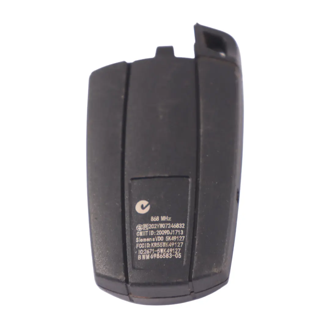 Radio Remote Control Alarm Key Fob Button Switch 868 MHz JAPAN BMW E90 E91 - SKU 6986583-1 - Part number 6986583