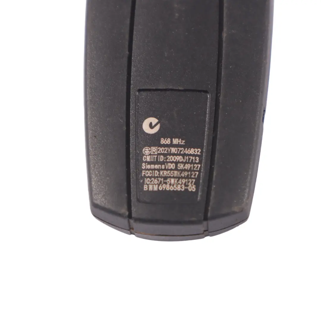 Radio Remote Control Alarm Key Fob Button Switch 868 MHz JAPAN BMW E90 E91 - SKU 6986583-1 - Part number 6986583