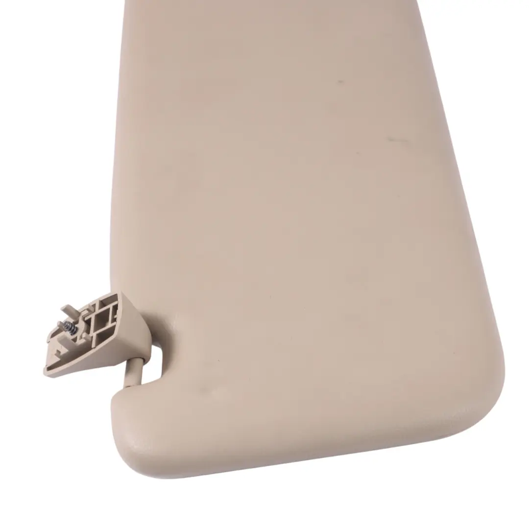 BMW 5 Series E60 LCI Sun Visor Mirror Illuminated Left N/S Cream Beige - SKU 6987115 - Part number 6987115