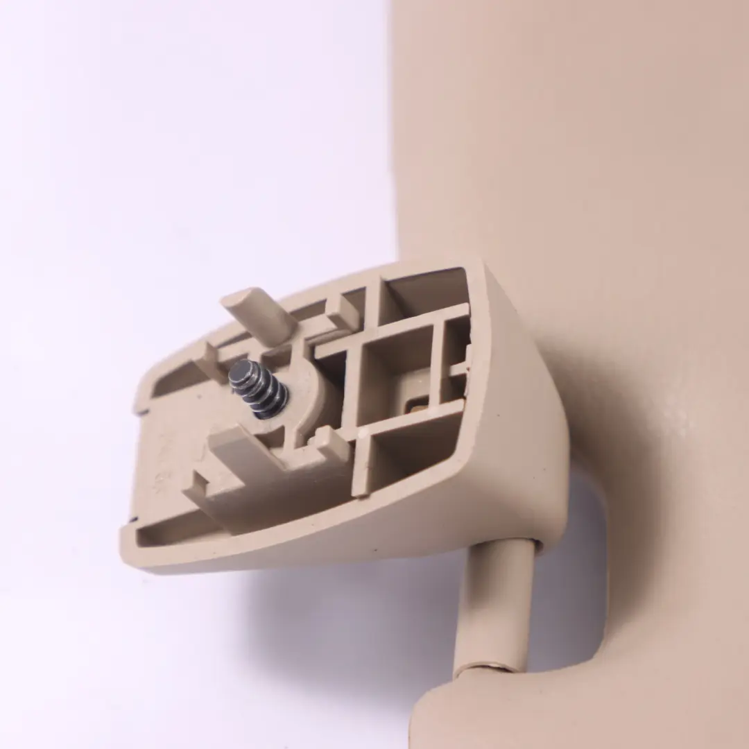 BMW 5 Series E60 LCI Sun Visor Mirror Illuminated Left N/S Cream Beige - SKU 6987115 - Part number 6987115