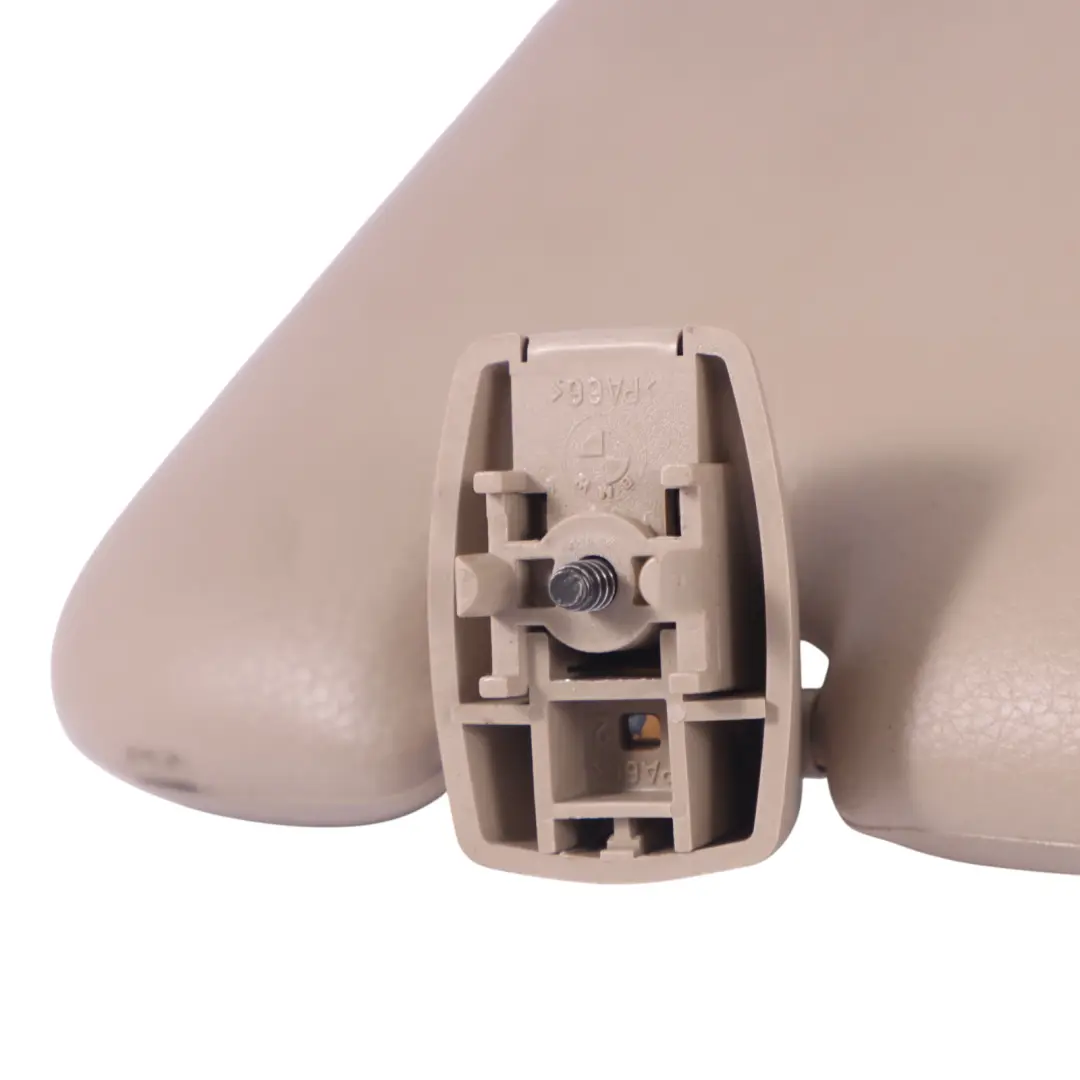 BMW 5 Series E60 LCI Sun Visor Mirror Illuminated Left N/S Cream Beige - SKU 6987115 - Part number 6987115