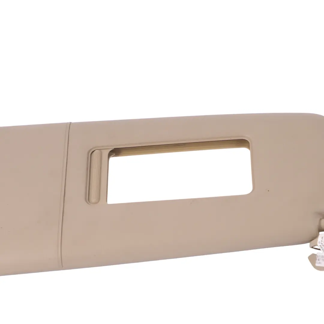 Espejo Parasol Iluminado Izquierdo Crema Beige para BMW E60 LCI con número de pieza 6987115 BMW E60 LCI Espejo Parasol Iluminado Izquierdo Crema Beige - SKU 6987115 - Número de pieza 6987115