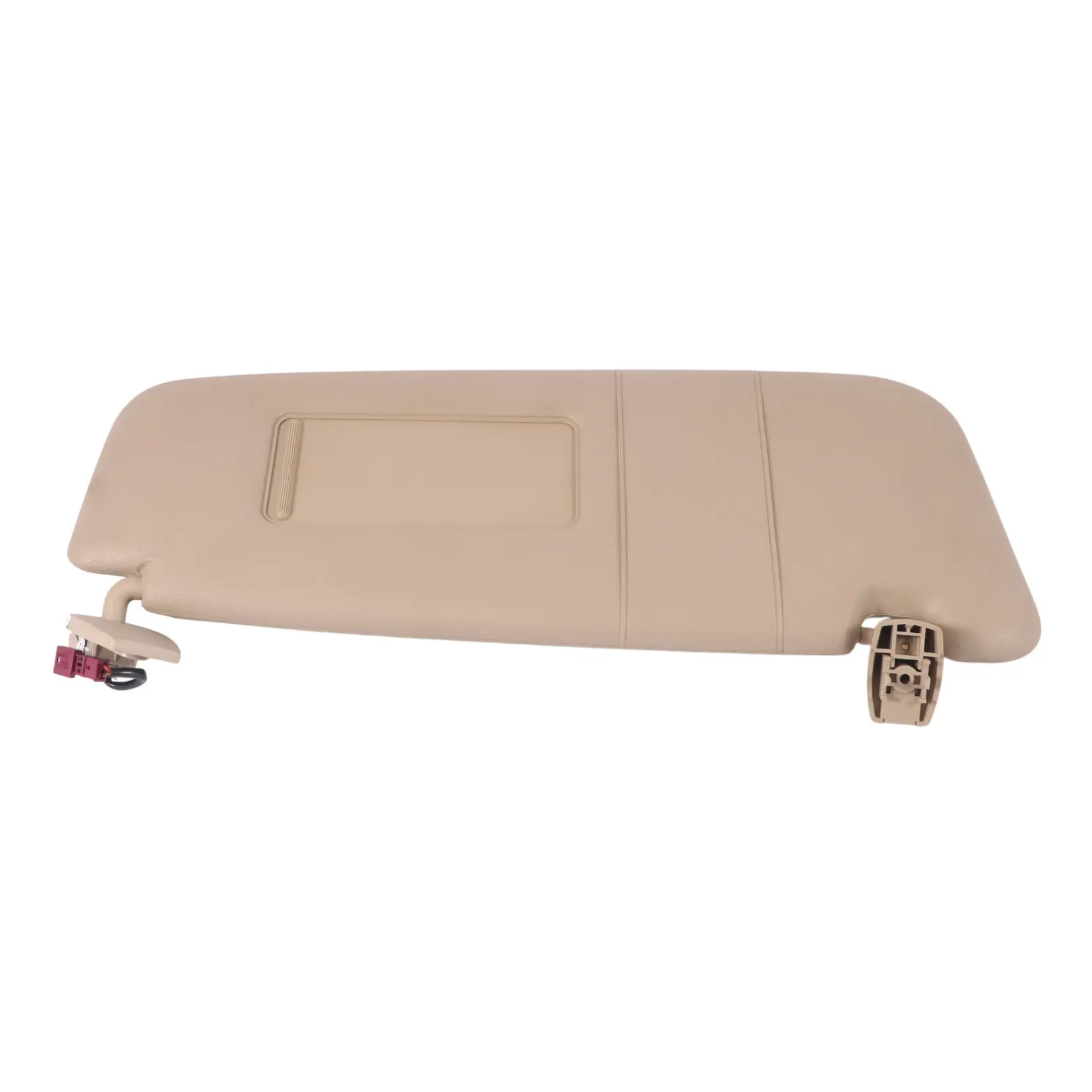 BMW E60 LCI Espejo parasol derecho iluminado Beige crema 6987116