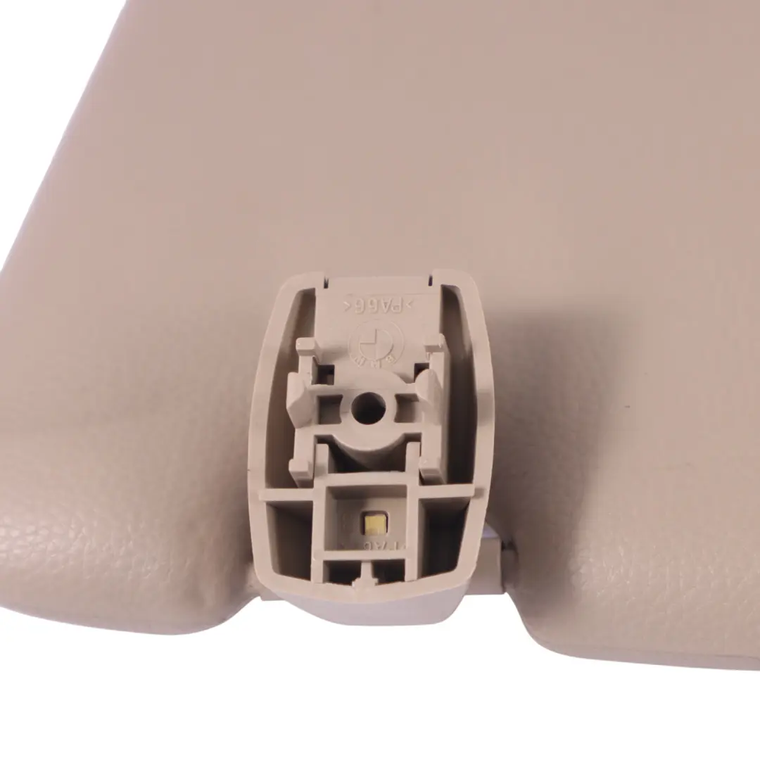 BMW E60 LCI Sun Visor Mirror Illuminated Right O/S Cream Beige - SKU 6987116 - Part number 6987116