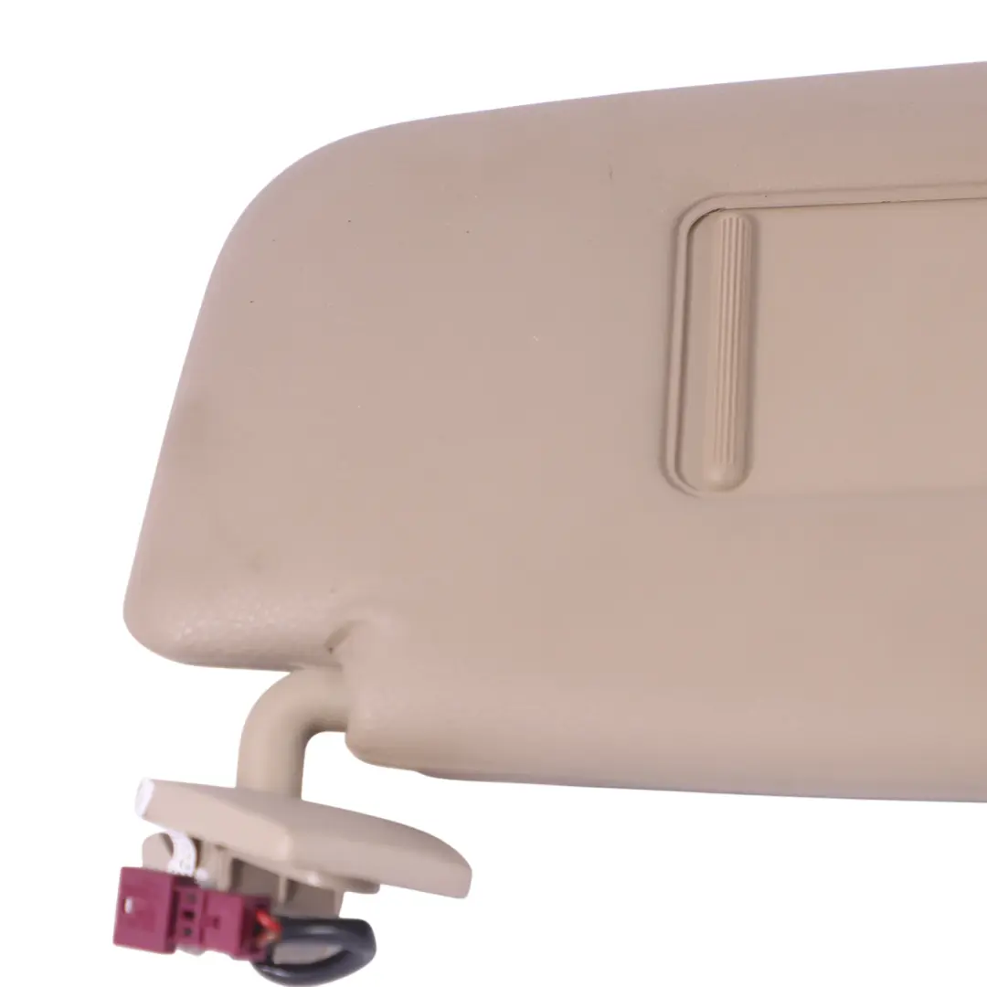 BMW E60 LCI Espejo parasol derecho iluminado Beige crema - SKU 6987116 - Número de pieza 6987116