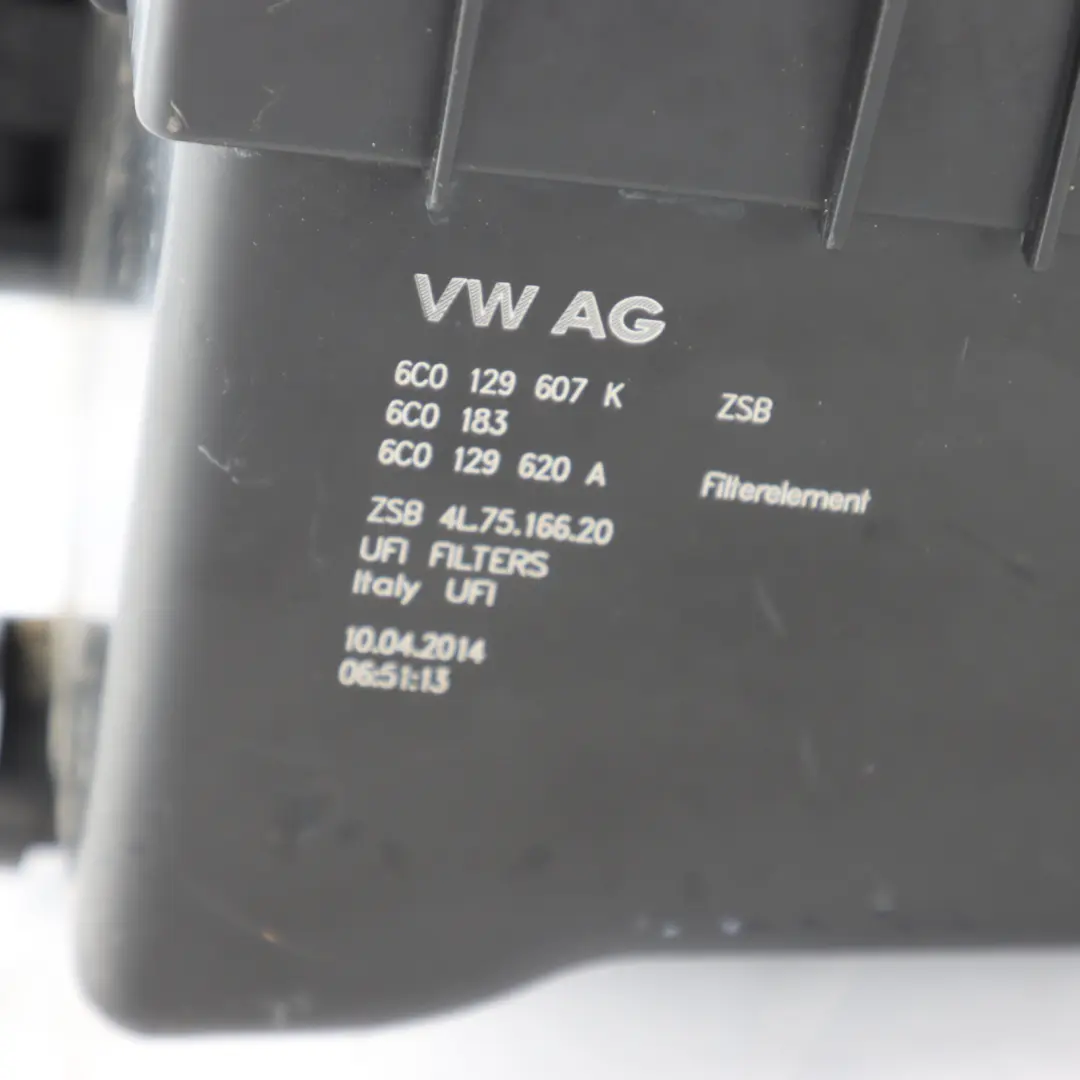 Benzin TFSI Luftfilterkasten Gehäuse für Audi A1 S1 8X 2.0 mit Teilenummer 6C0129607K Audi A1 S1 8X 2.0 Benzin TFSI Luftfilterkasten Gehäuse - SKU 6C0129607K - Teilenummer 6C0129607K