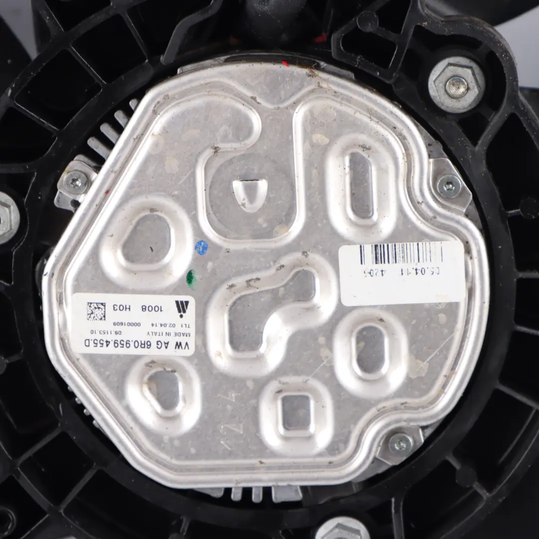 Radiator Fan Engine CAXA Blades Fan Motor to Audi A1 8X VW Polo 6R with Part number 6R0959455D Audi A1 8X VW Polo 6R Radiator Fan Engine CAXA Blades Fan Motor - SKU 6R0959455D-1 - Part number 6R0959455D