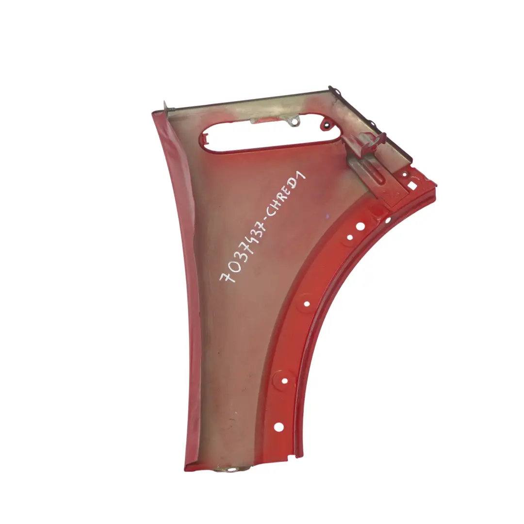 Błotnik Lewy Przedni Chili Red Czerwony - 851 do Mini R50 R52 R53 o numerze 7037437 Mini R50 R52 R53 Błotnik Lewy Przedni Chili Red Czerwony - 851 - SKU 7037437-CHRED1 - Numer Części 7037437