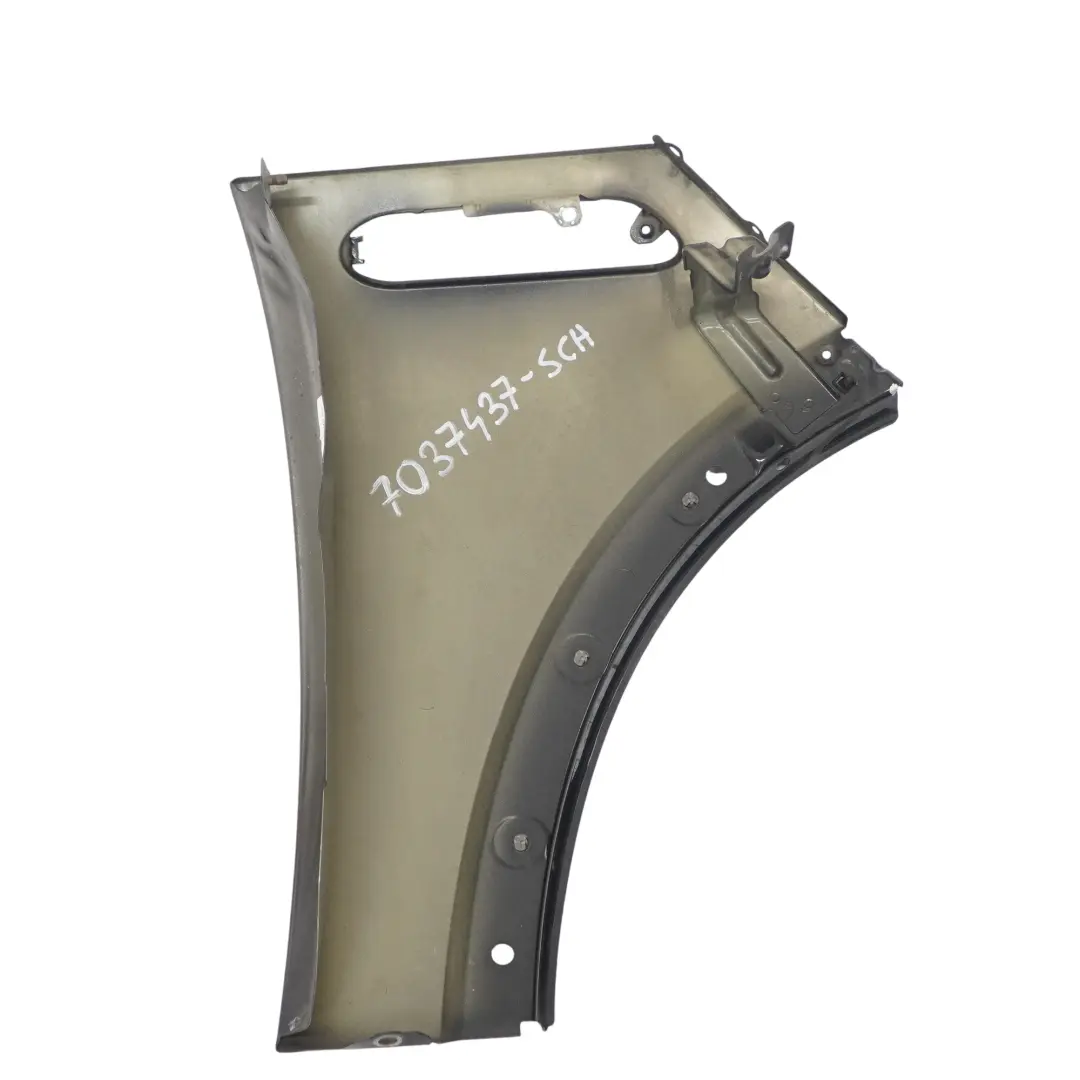 Mini R50 R52 R53 Pannello anteriore sinistro Parafango Schwarz Nero 2 - 668 - SKU 7037437-SCH - Numero di parte 7037437