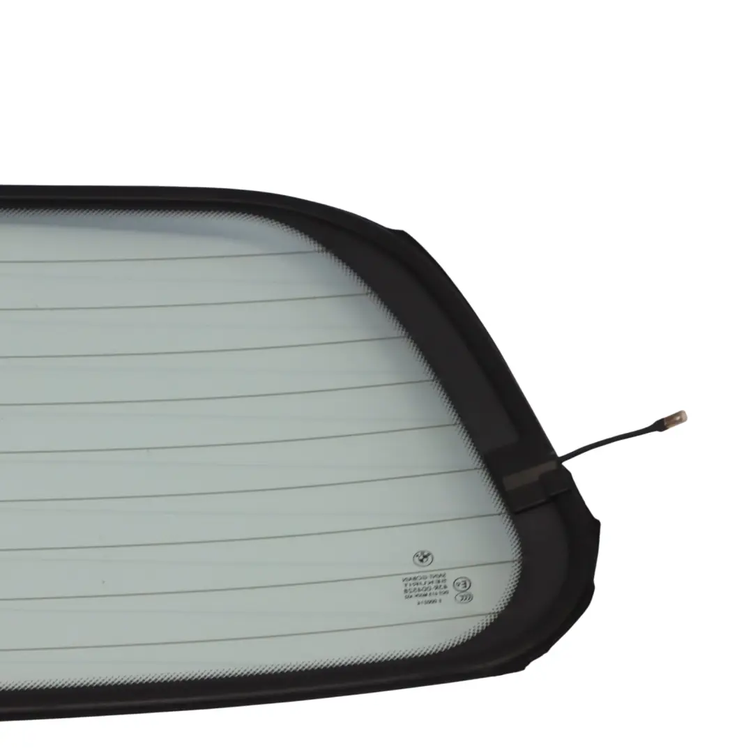 plegable superior trasera ventana vidrio verde AS2 para BMW Z4 E85 Roadster con número de pieza 7056277 BMW Z4 E85 Roadster plegable superior trasera ventana vidrio verde AS2 - SKU 7056277-4 - Número de pieza 7056277