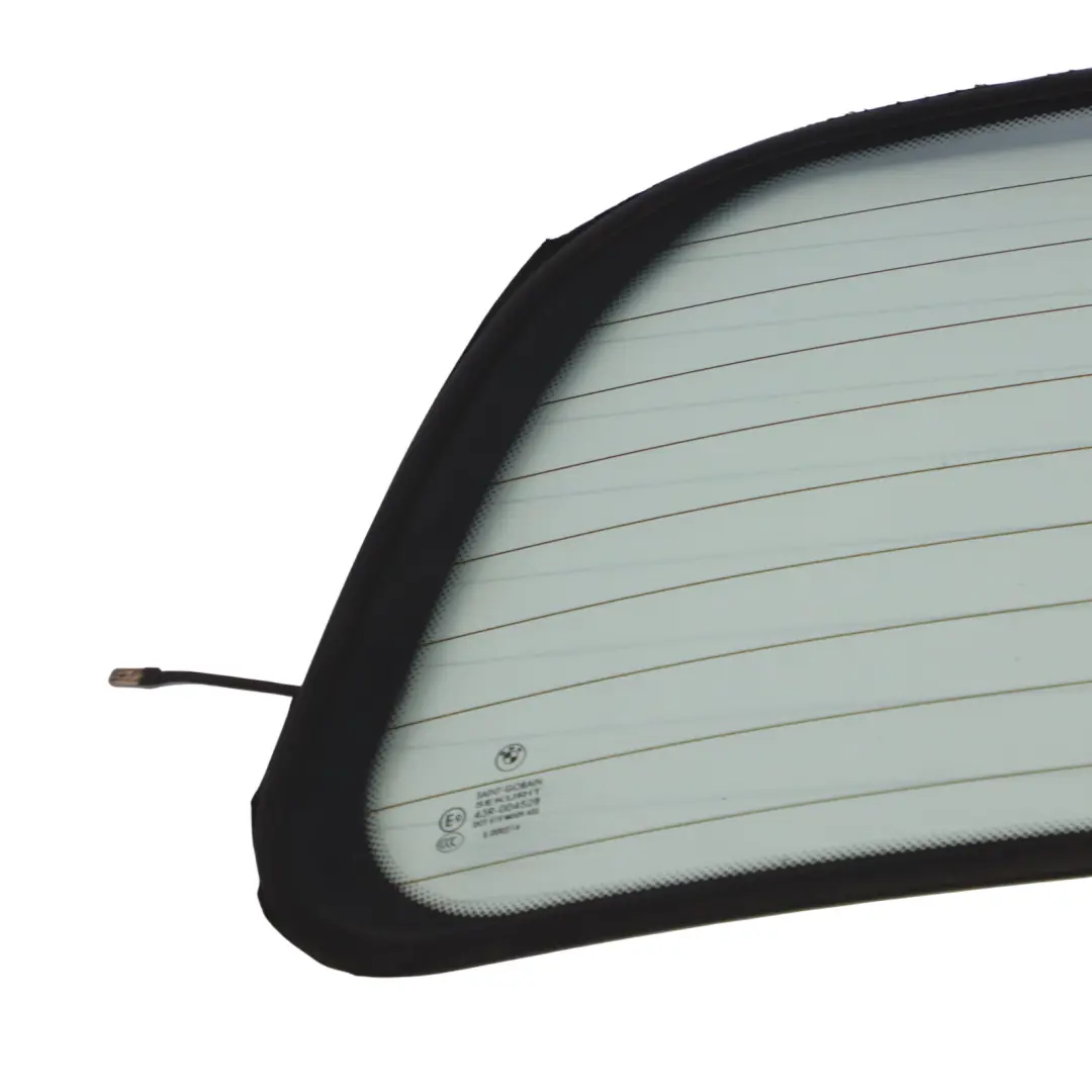 Folding Top Rear Window Glass Green AS2 to BMW Z4 E85 Roadster with Part number 7056277 BMW Z4 E85 Roadster Folding Top Rear Window Glass Green AS2 - SKU 7056277-4 - Part number 7056277