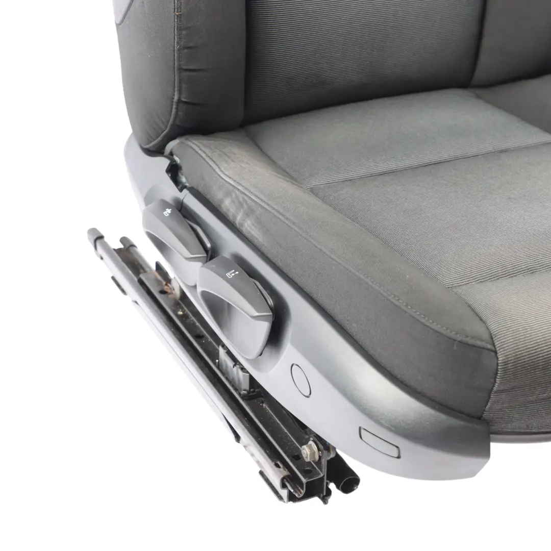 Front Right O/S Interior Heated Cloth Fabric Moiré / Anthracite to BMW E87 Seat with Part number 7130764 BMW E87 Seat Front Right O/S Interior Heated Cloth Fabric Moiré / Anthracite - SKU 7130764-2 - Part number 7130764