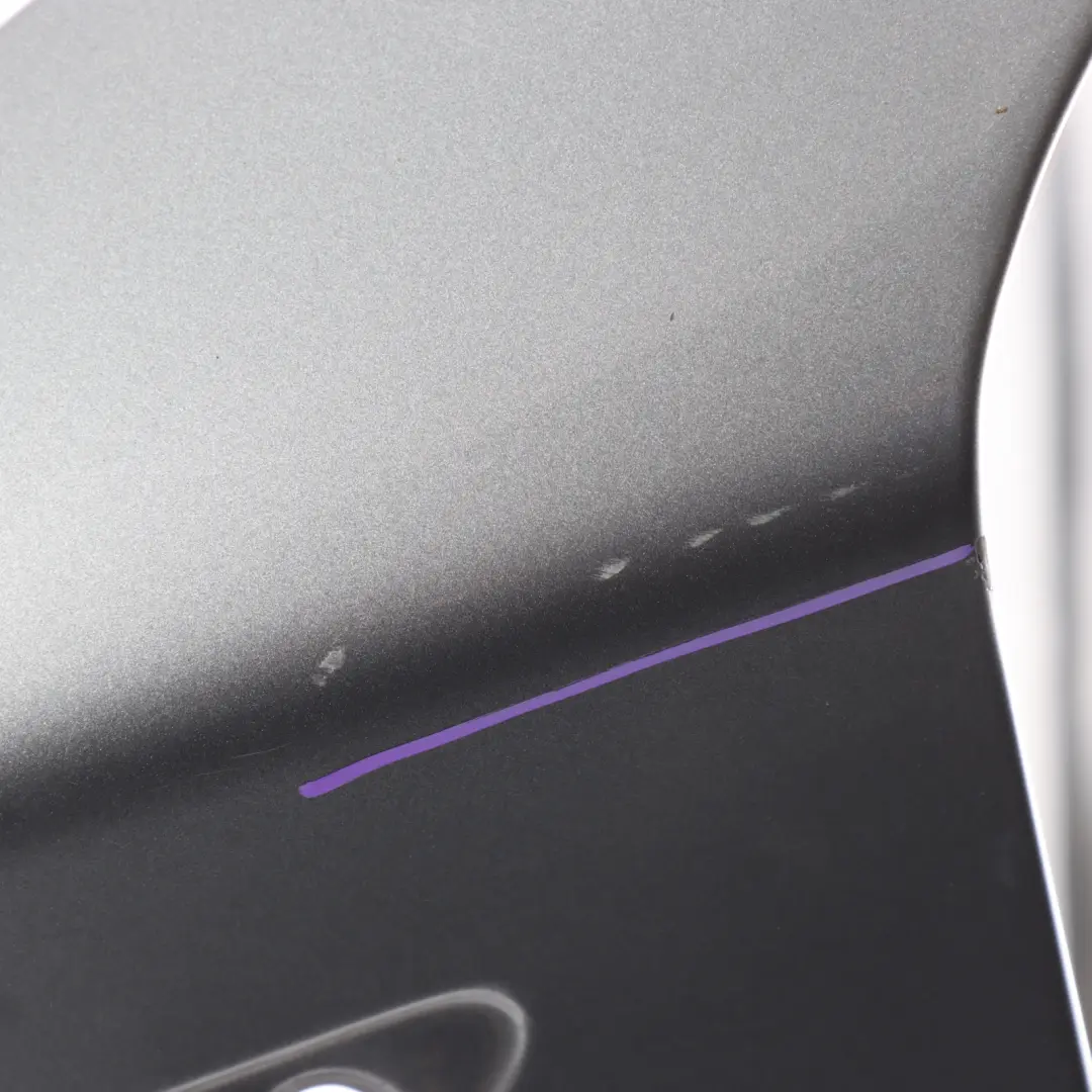 BMW E81 E87 Side Panel Wing Fender Front Left N/S Spacegrau Space Grey - A52 - SKU 7133227-SCG - Part number 7133227