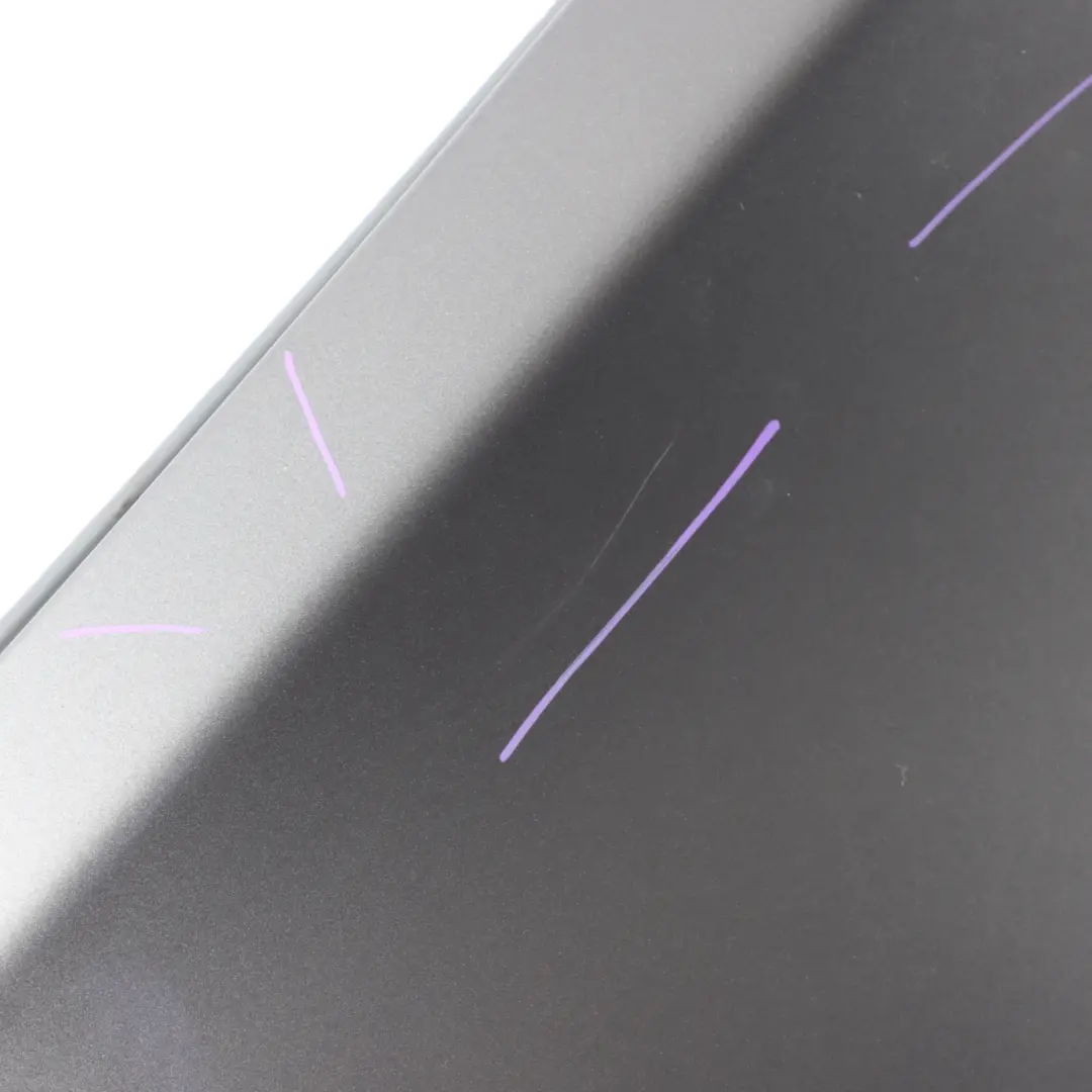 BMW E81 E87 Side Panel Wing Fender Front Left N/S Spacegrau Space Grey - A52 - SKU 7133227-SCG - Part number 7133227