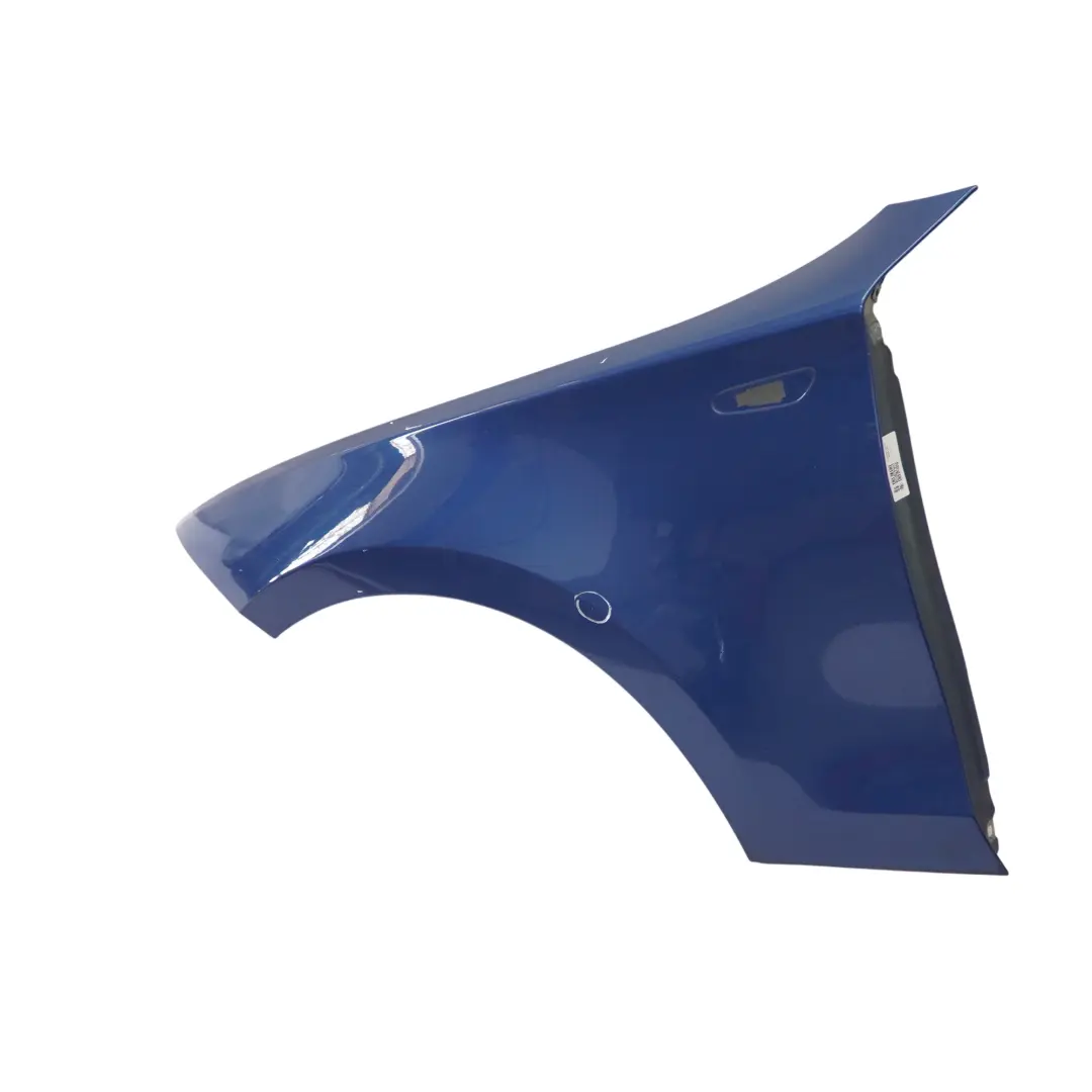 BMW E81 E87 Panel lateral guardabarros delantero izquierdo Sydneyblau - A19 - SKU 7133227-SYD - Número de pieza 7133227