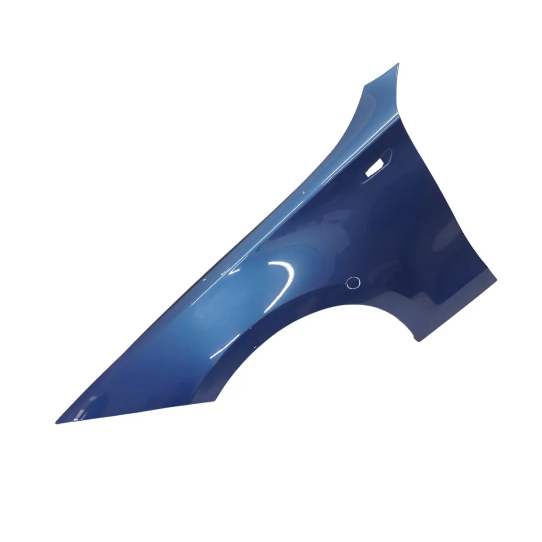 BMW E81 E87 Panel lateral guardabarros delantero izquierdo Sydneyblau - A19 - SKU 7133227-SYD - Número de pieza 7133227