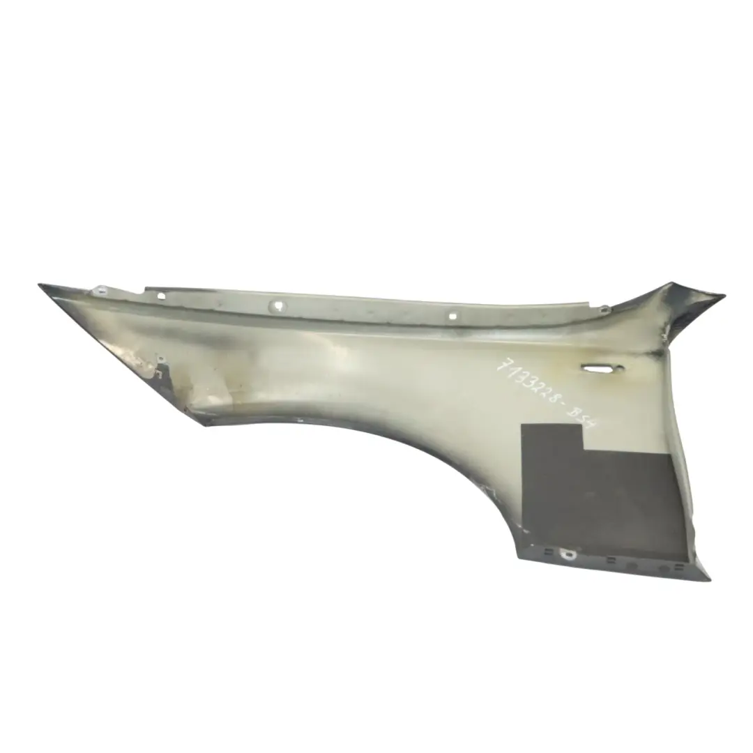 BMW E81 E87 Side Panel Fender Wing Front Right O/S Black Sapphire Metallic - 475 - SKU 7133228-BS4 - Part number 7133228