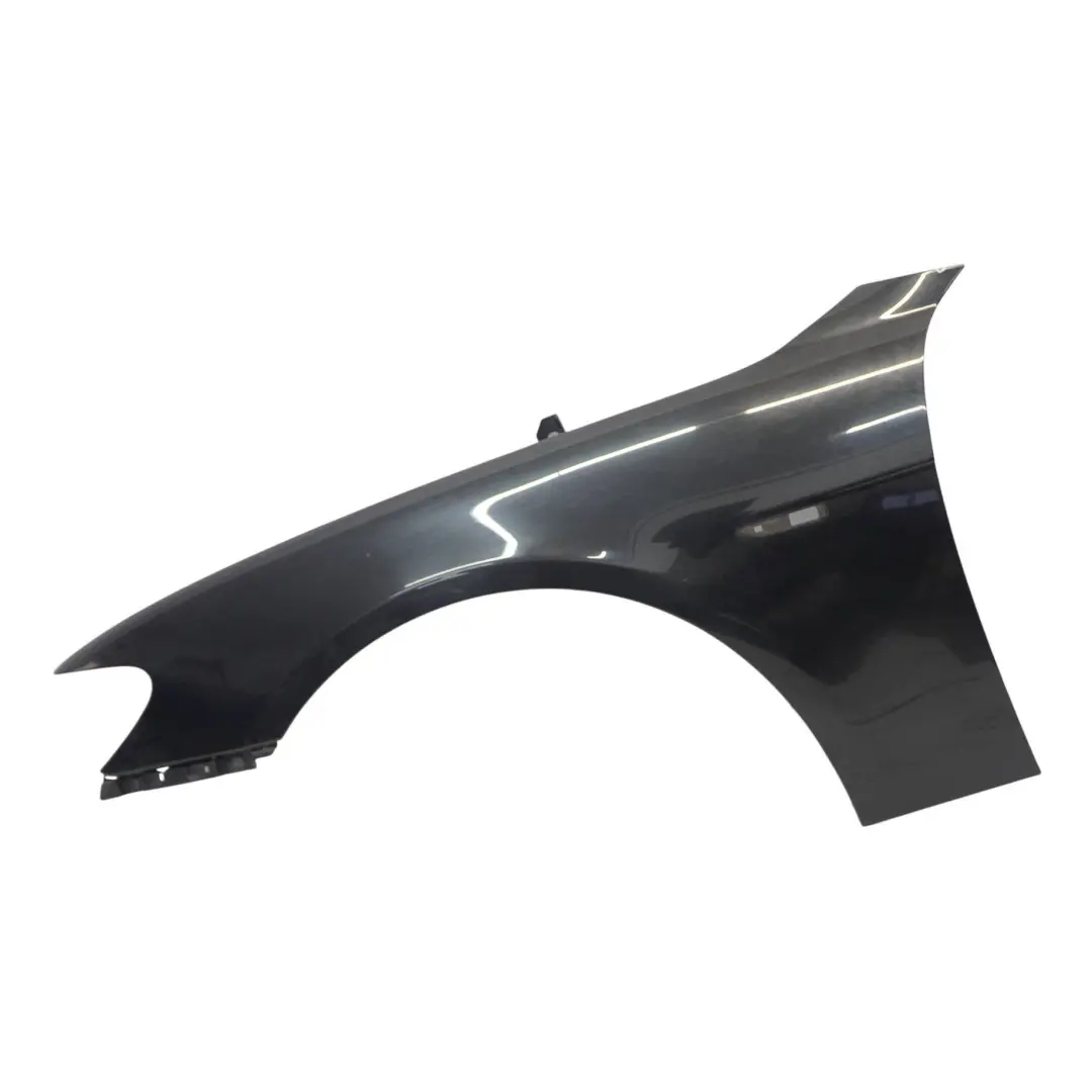 BMW E65 E66 Panel lateral Wing Delantero Izquierdo Negro Zafiro Metalico - 475 - SKU 7138473-BS - Número de pieza 7138473