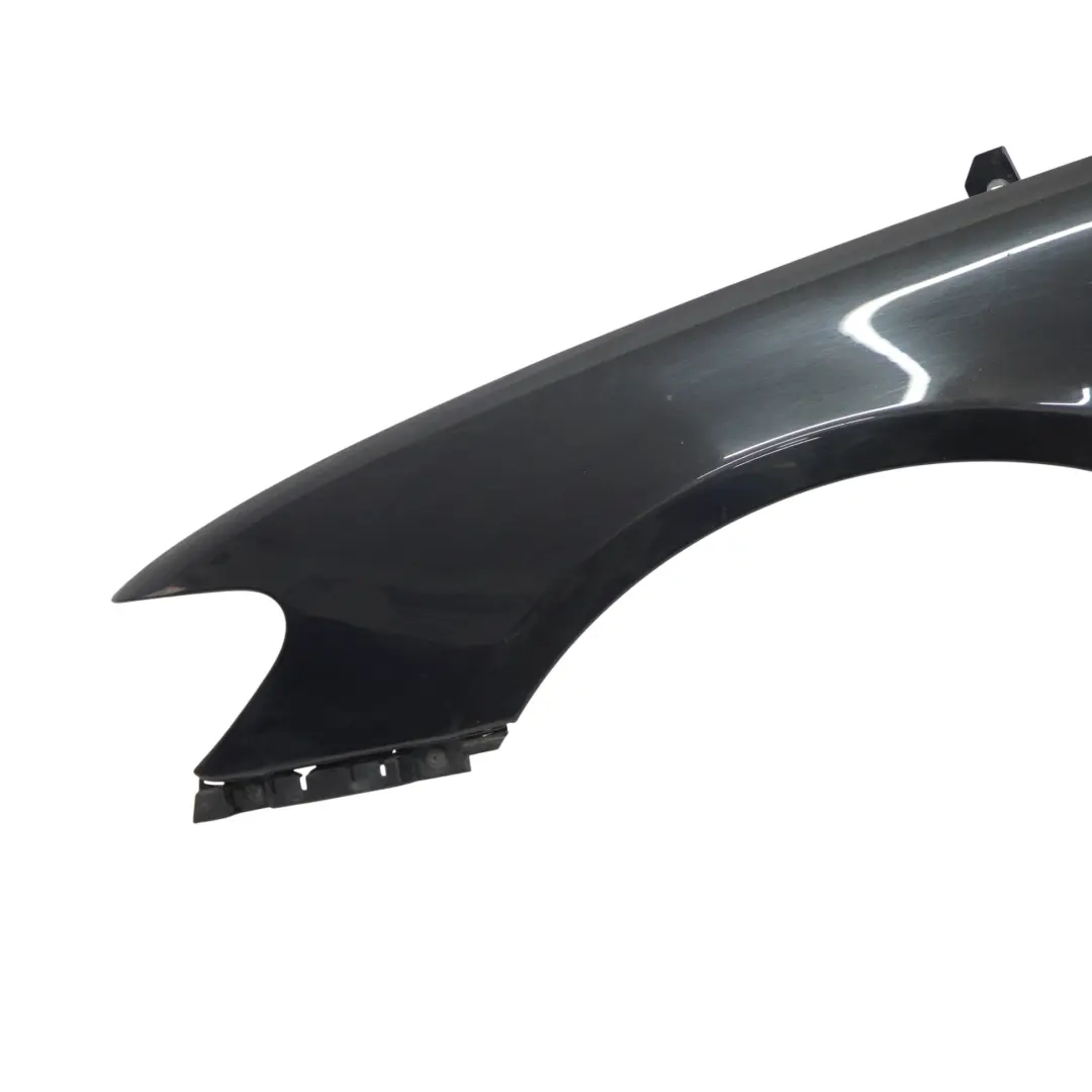 BMW E65 E66 Panel lateral Wing Delantero Izquierdo Negro Zafiro Metalico - 475 - SKU 7138473-BS - Número de pieza 7138473