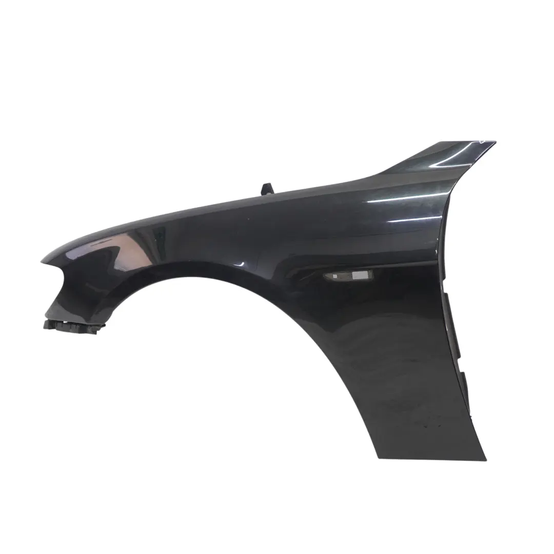 BMW 7 E65 E66 Panneau Laterale a L'Avant Gauche Garde-Boue Noir Sapphire 475 - SKU 7138473-BS - Numéro de pièce 7138473