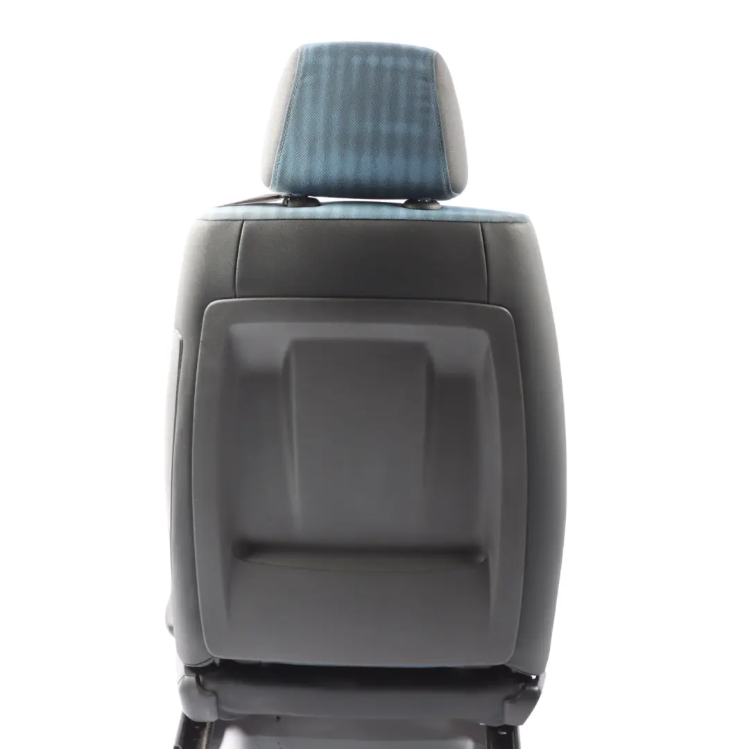 BMW E87 Seat Front Left N/S Imitation Leather Cloth Motion Synsatec Sydney Blue - SKU 7139585-2 - Part number 7139585