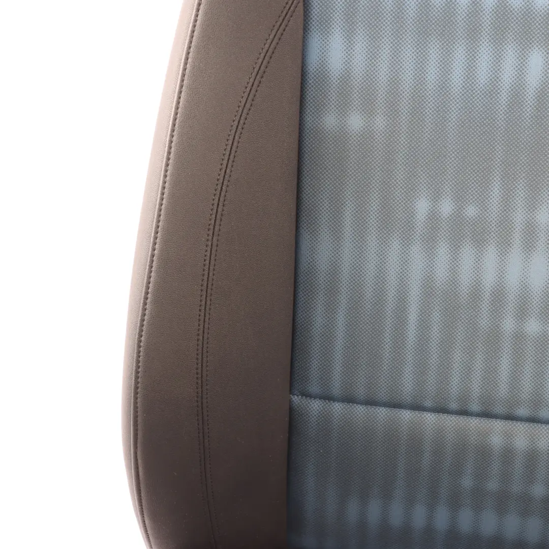BMW E87 Seat Front Left N/S Imitation Leather Cloth Motion Synsatec Sydney Blue - SKU 7139585-2 - Part number 7139585