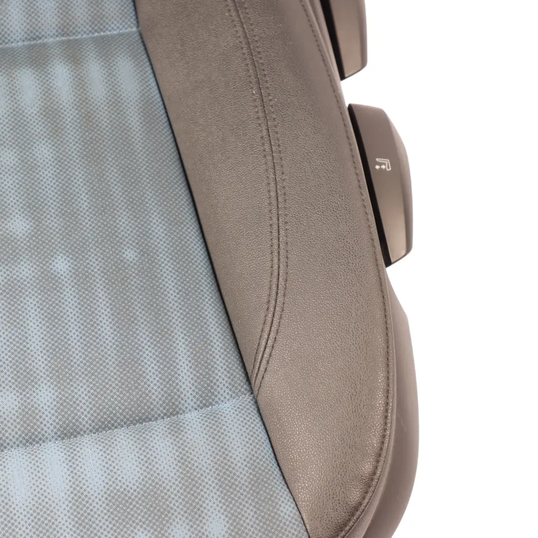 BMW E87 Seat Front Left N/S Imitation Leather Cloth Motion Synsatec Sydney Blue - SKU 7139585-2 - Part number 7139585