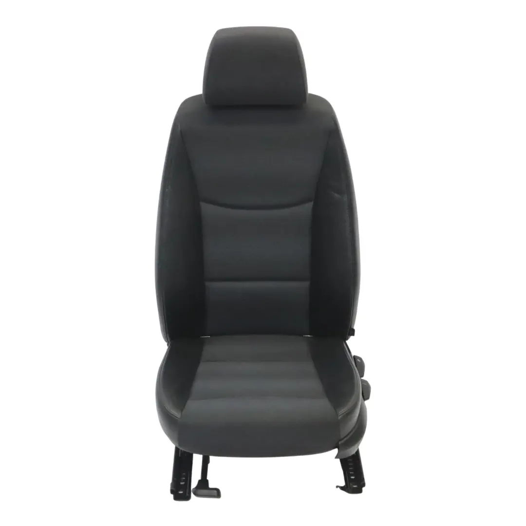  Asiento Delantero BMW E90 E91 Izquierdo Interior Cuero Negro / Tela Citrus - SKU 7147691-2 - Número de pieza 7147691