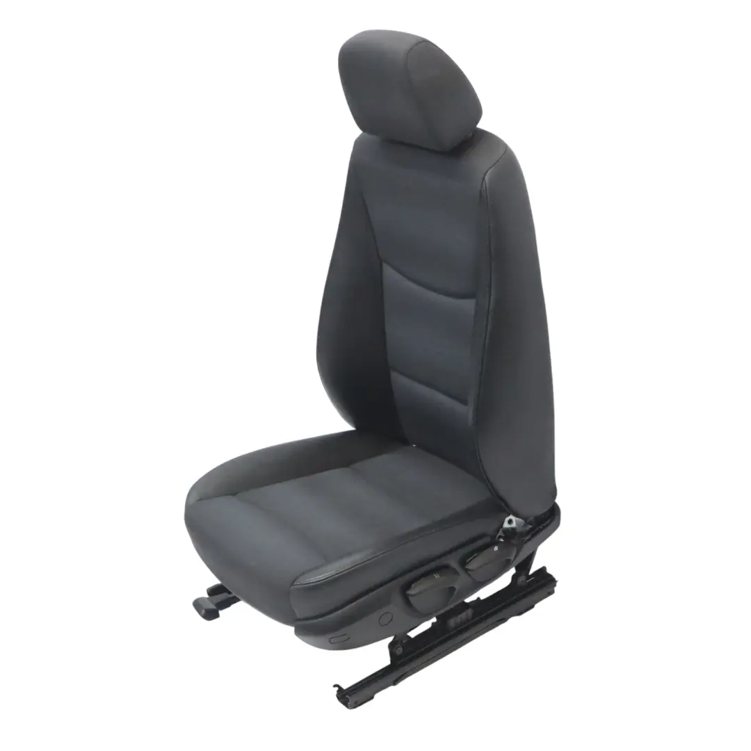  Vordersitz BMW E90 E91 Links Innenraum Schwarz Leder / Stoff Citrus - SKU 7147691-2 - Teilenummer 7147691