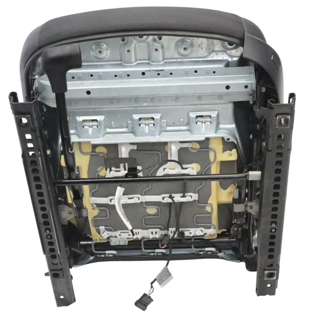 Fotel Przedni Lewy Wnętrze Czarna Skóra / Tkanina Cytrusowa do BMW E90 E91 o numerze 7147691 BMW E90 E91 Fotel Przedni Lewy Wnętrze Czarna Skóra / Tkanina Cytrusowa - SKU 7147691-2 - Numer Części 7147691